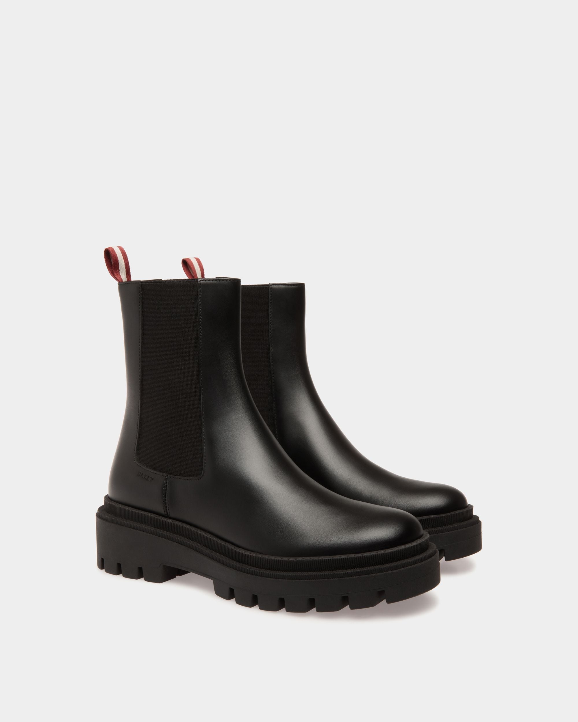Bally Global - Booties In Black Leather - Black