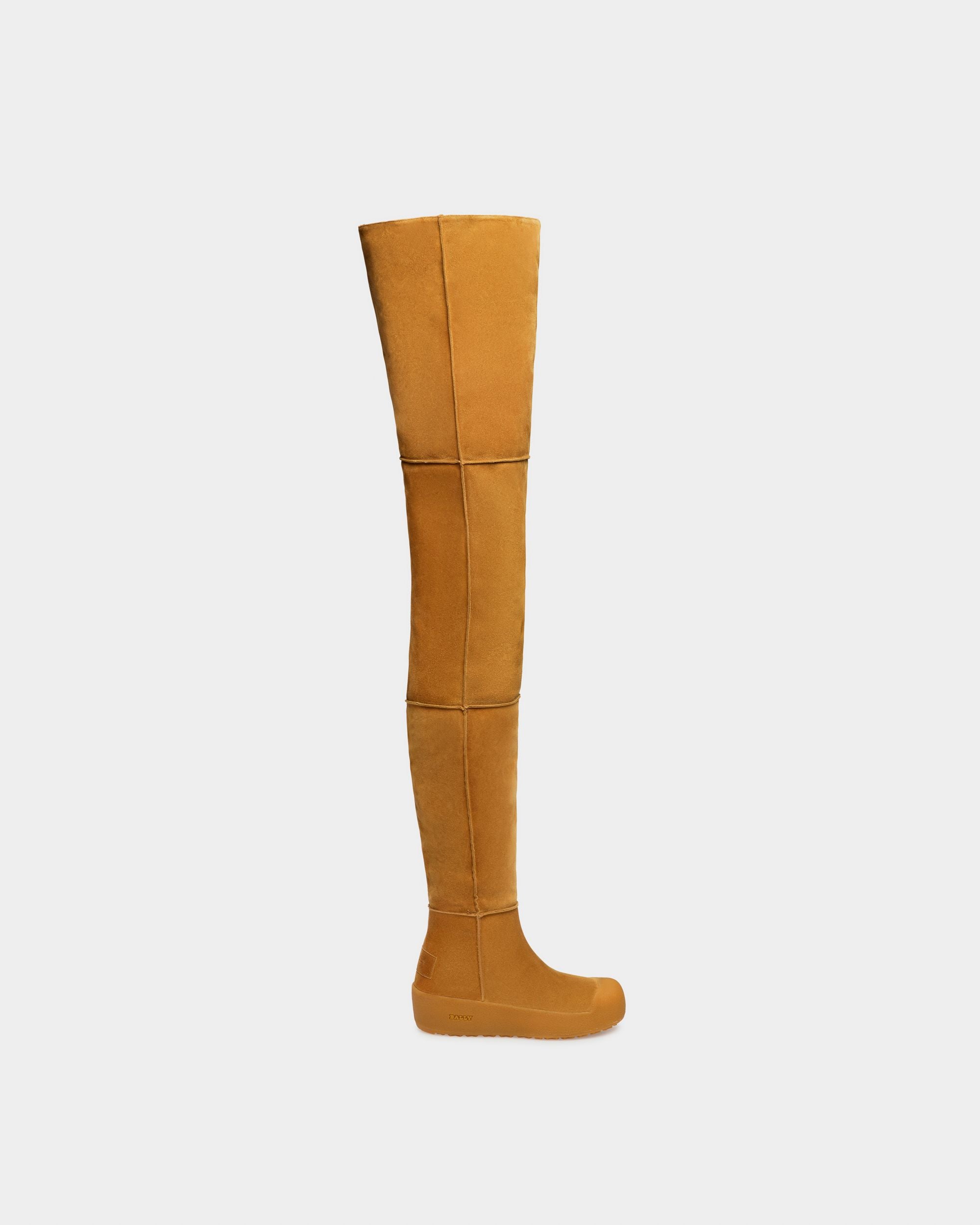 Bally Global - Cortina Bottes Montantes En Cuir Camel - Marron