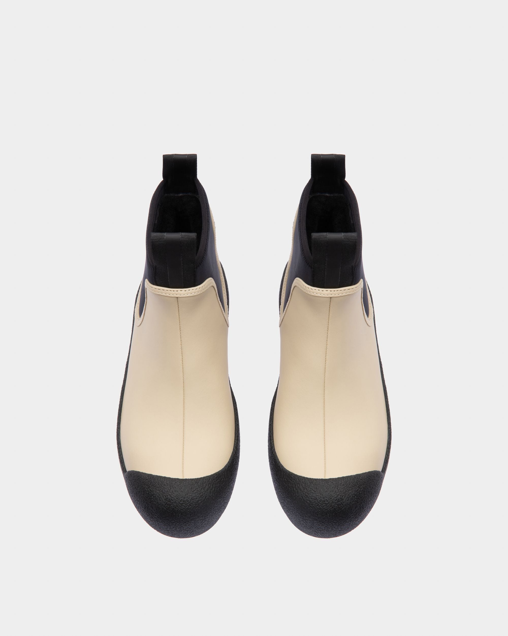 Bally Global - Gadey Leather Booties In Beige - Multicolor