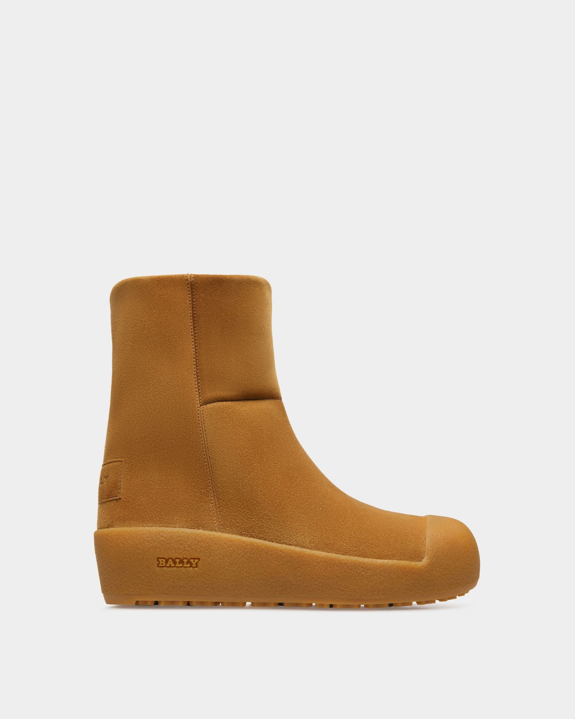 Bally Global - Curling Collection Bootie in Camel Suede - Beige