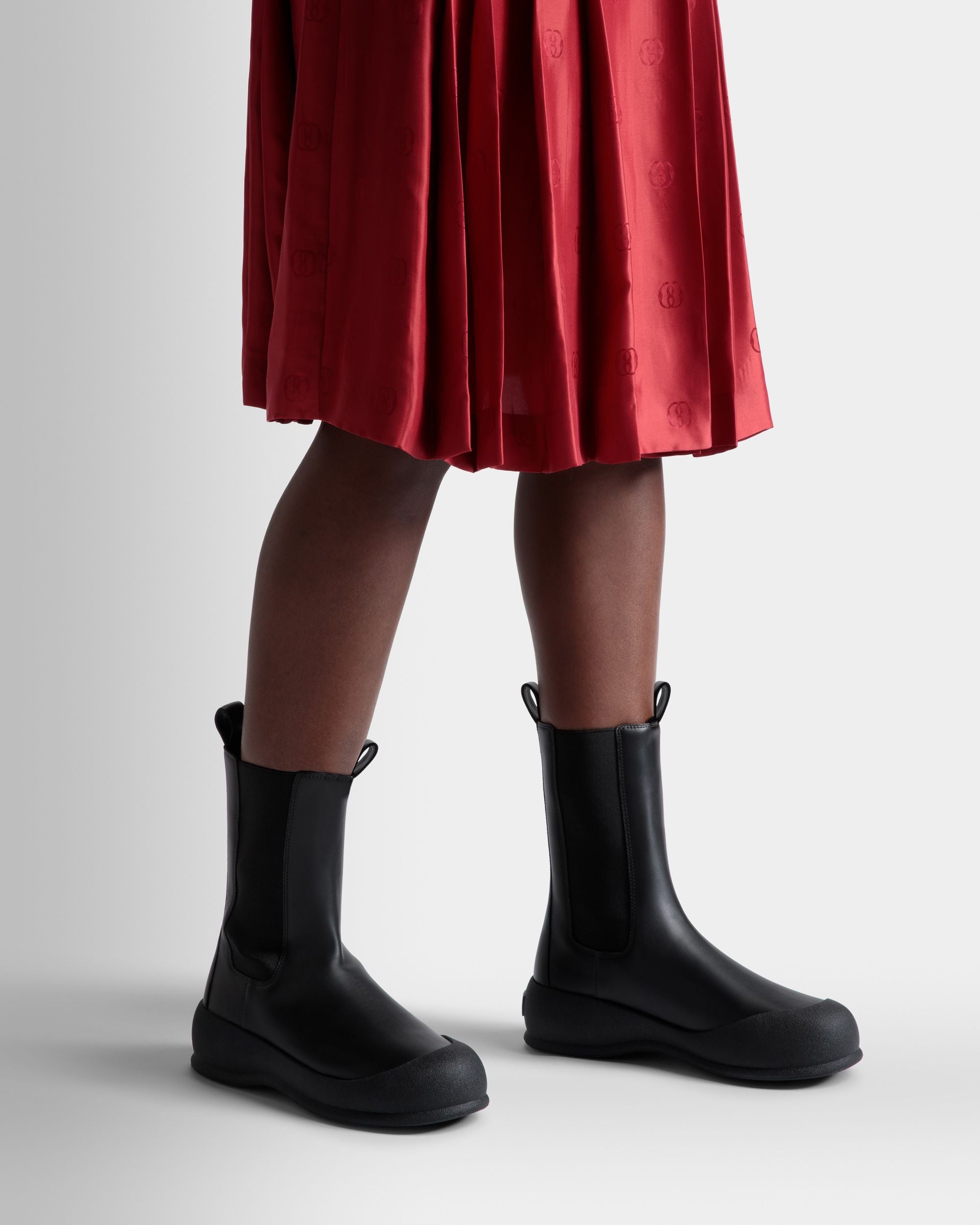 Bally Global - Frei Booties In Black Leather - Negro