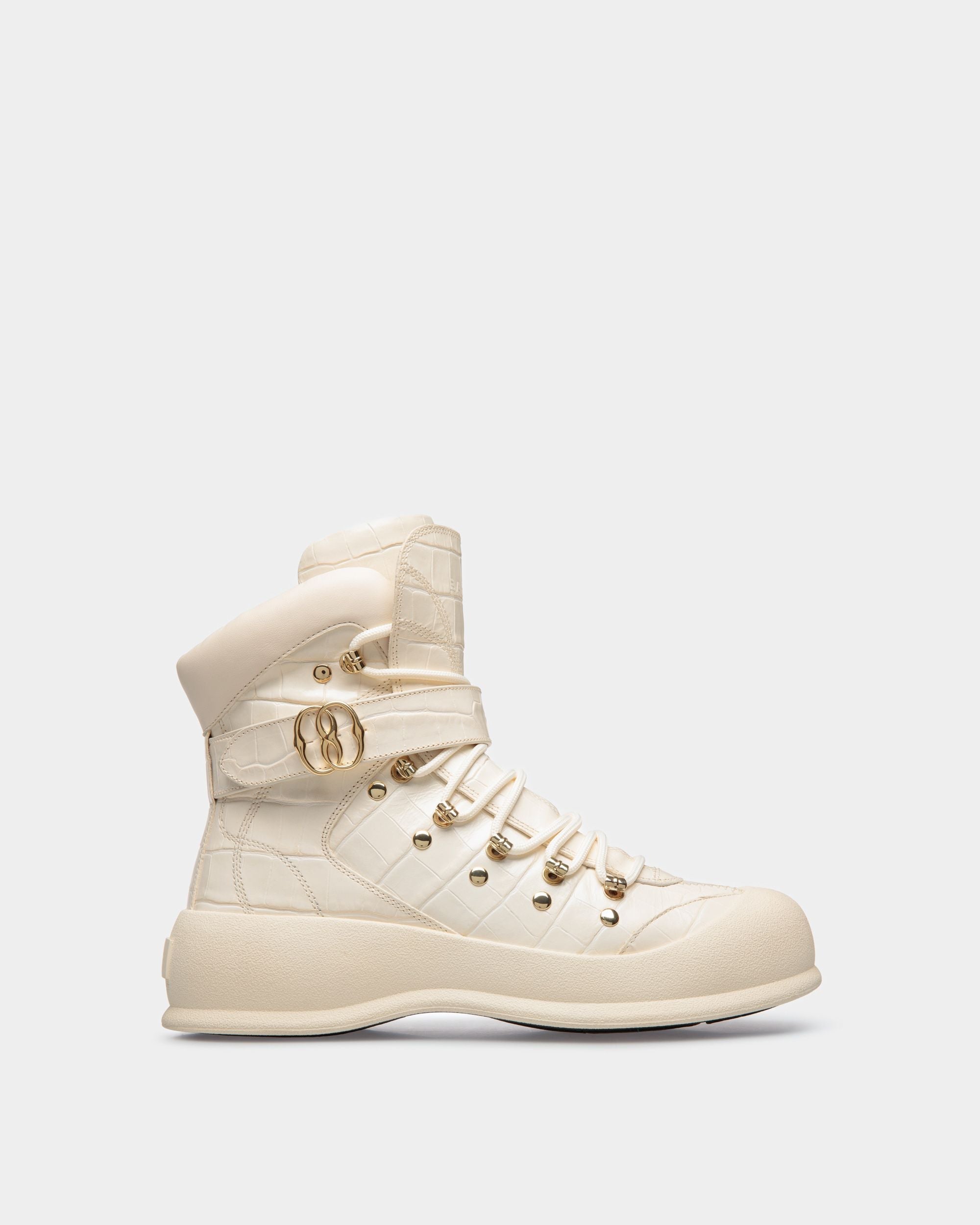 Bally Global - Bottes Frei En Cuir Ivoire - Blanc