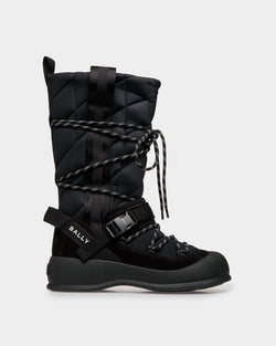 Bota Frei De Nailon En Negro