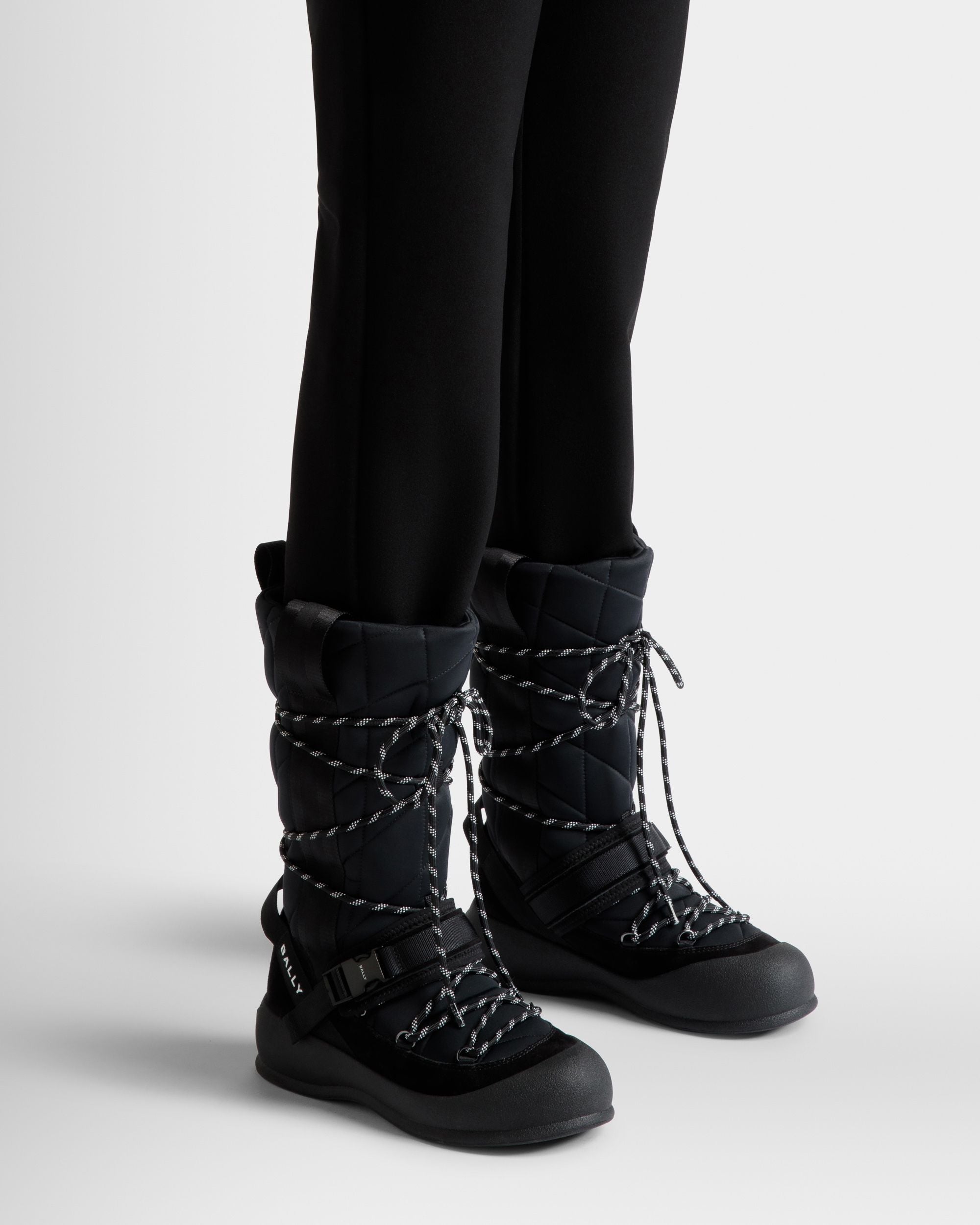 Bally Global - Frei Boot In Black Nylon - Black