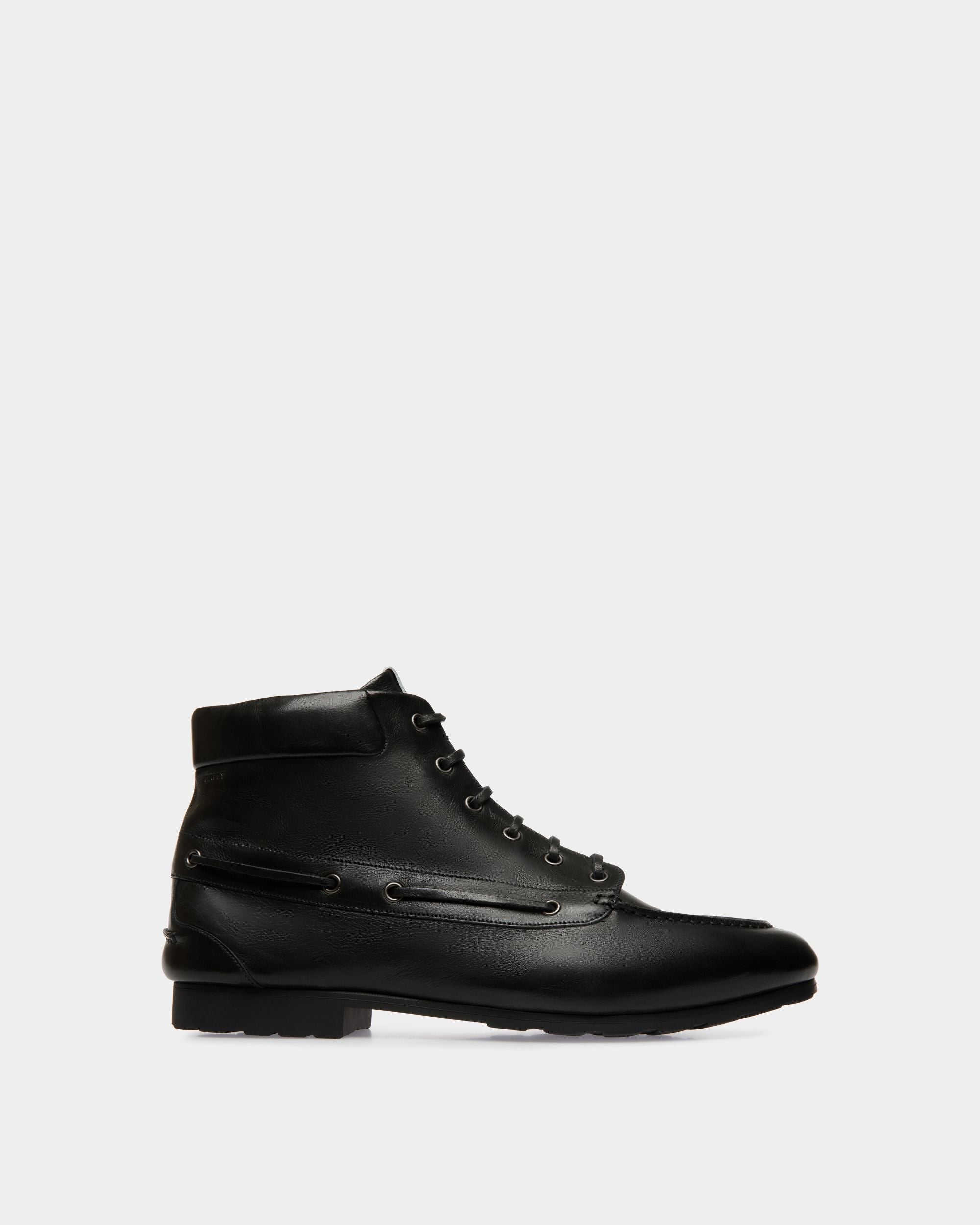 Bally Global - Plume Bootie In Black Leather - Black
