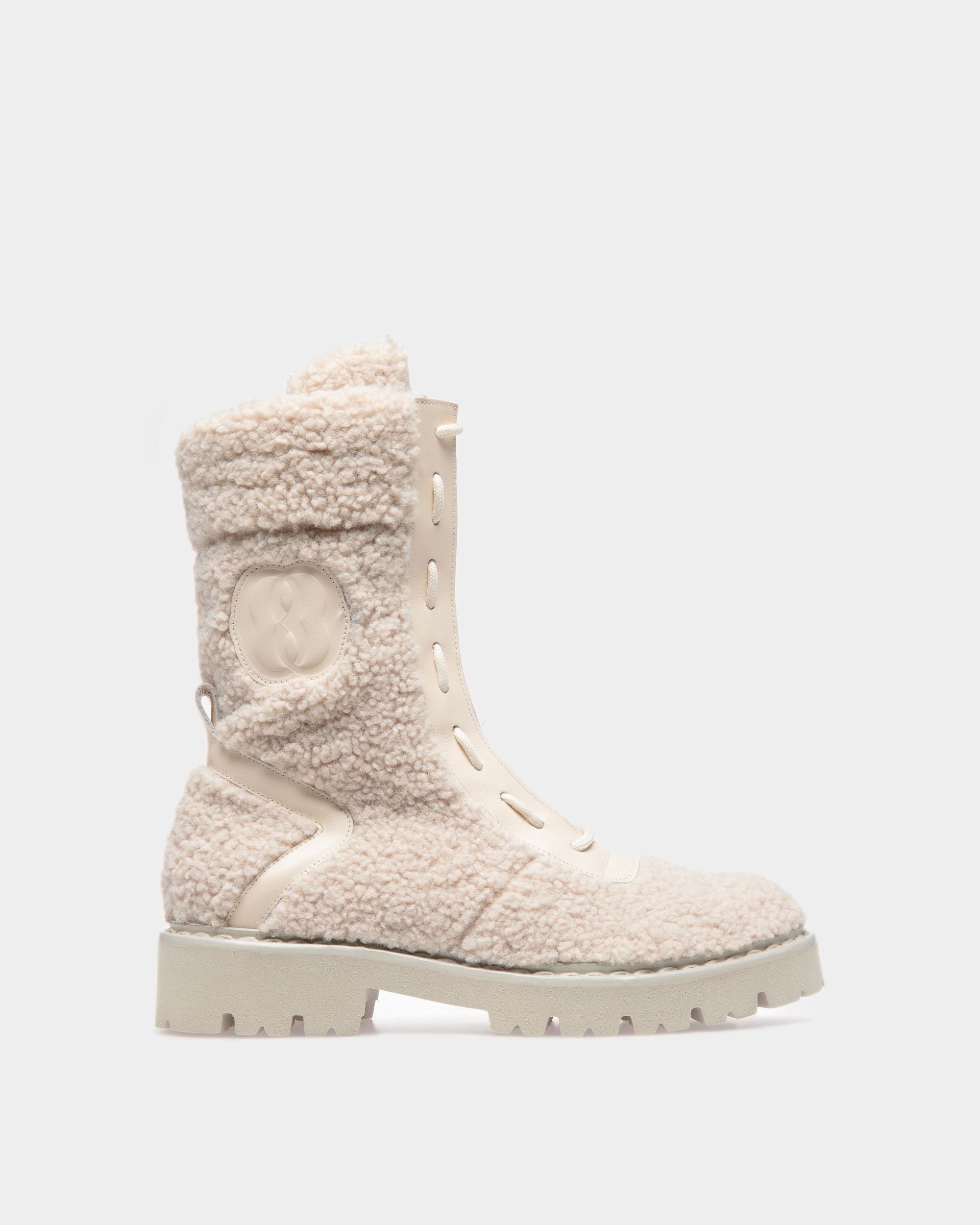 Bally Global - Enga Boots In Bone Leather - White