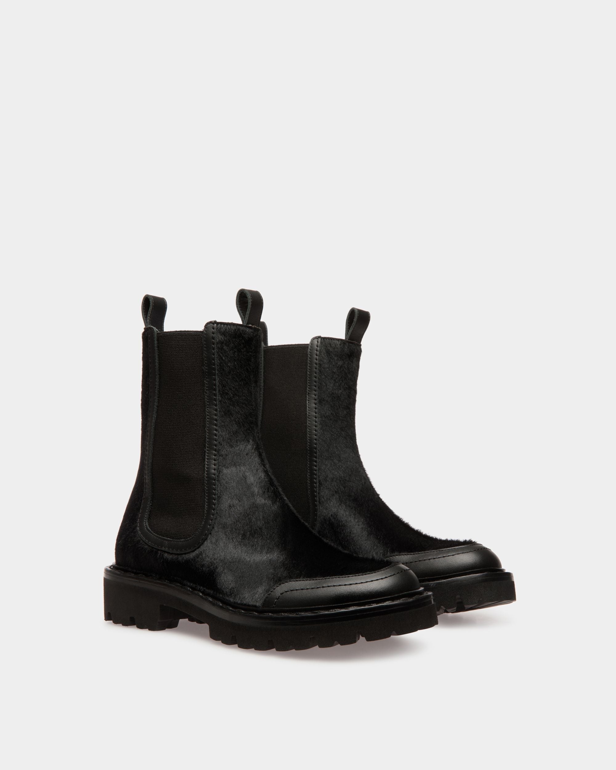 Bally Global - Botas Enga De Piel Negra - Negro