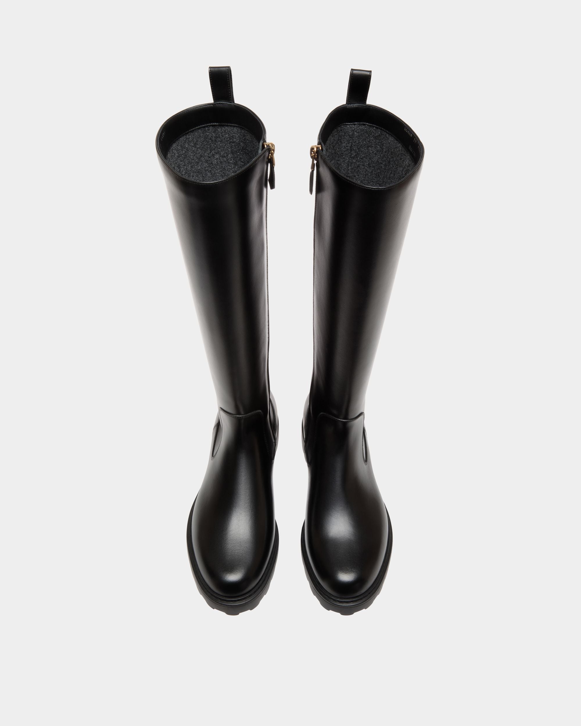 Bally Global - Gusto Long Boot In Black Bovine - Black