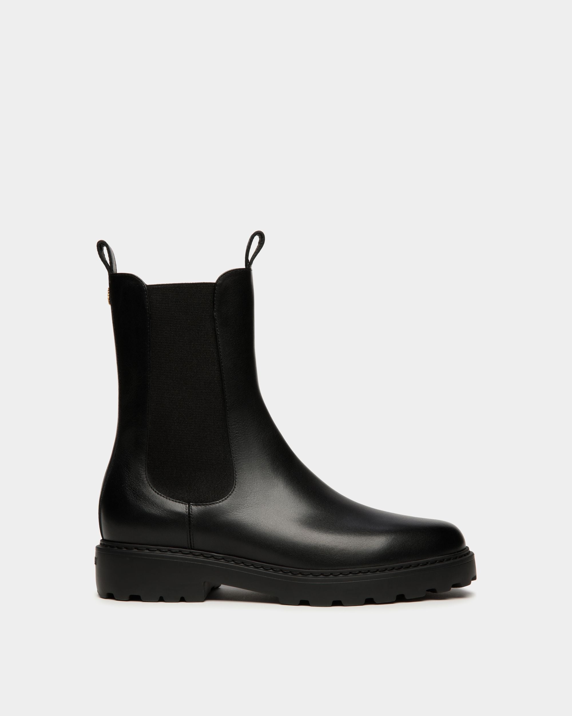 Bally Global - Gusto Bootie In Black Leather - Black