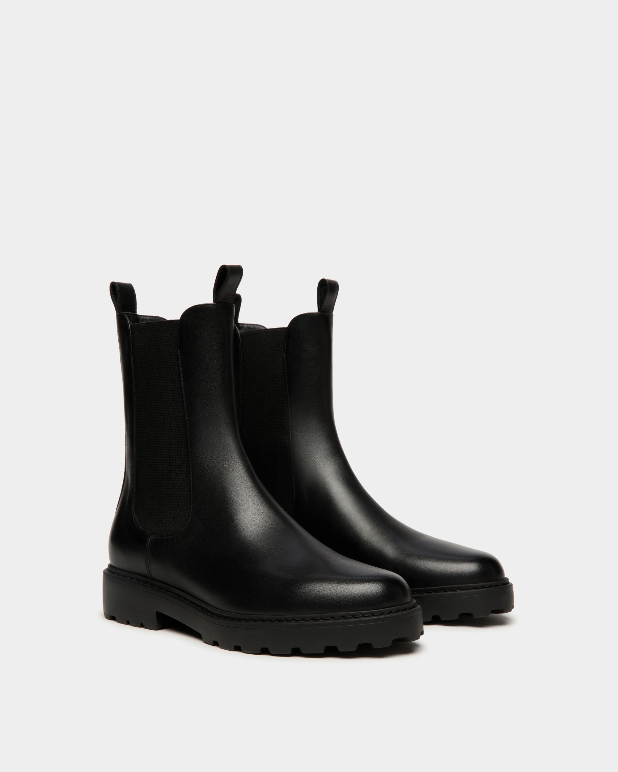 Bally Global - Gusto Bootie In Black Leather - Black