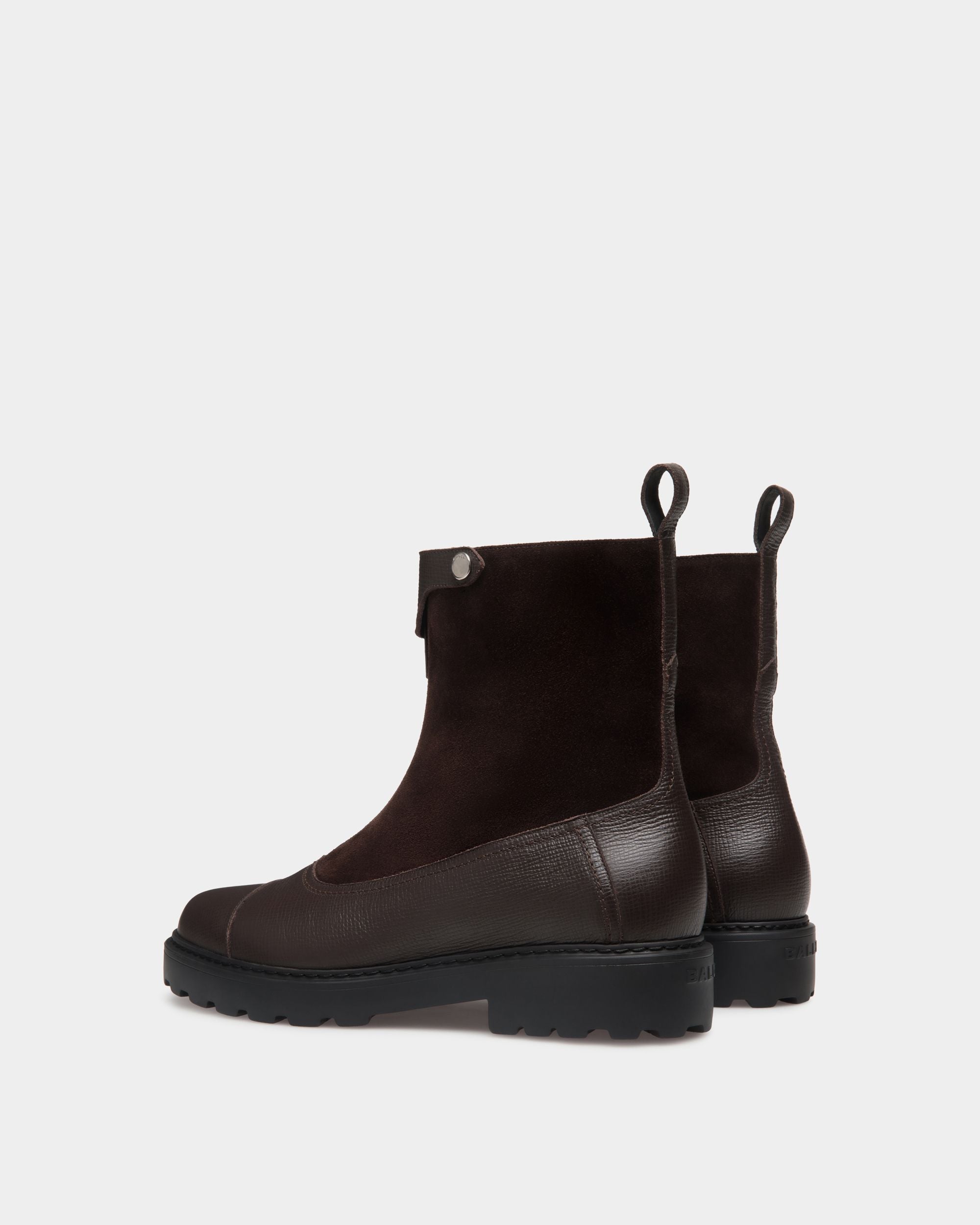 Bally Global - Gusto Bootie in Ebano Leather - Brown