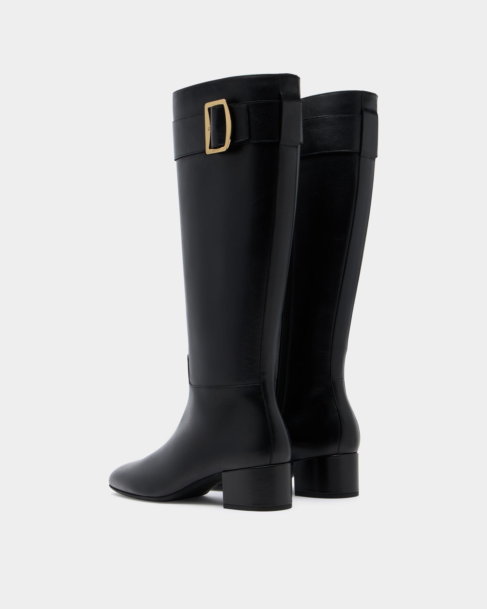 Bally Global - Bally Boucle Boot in Black Leather - Black