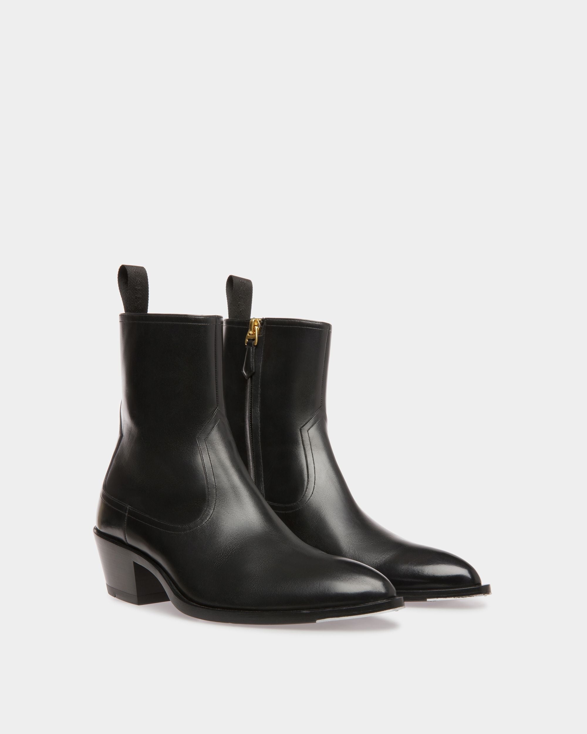 Bally Global - Botas Vegas De Piel Negra - Negro