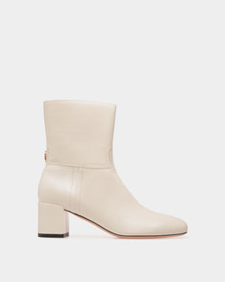 Bootie In White Leather