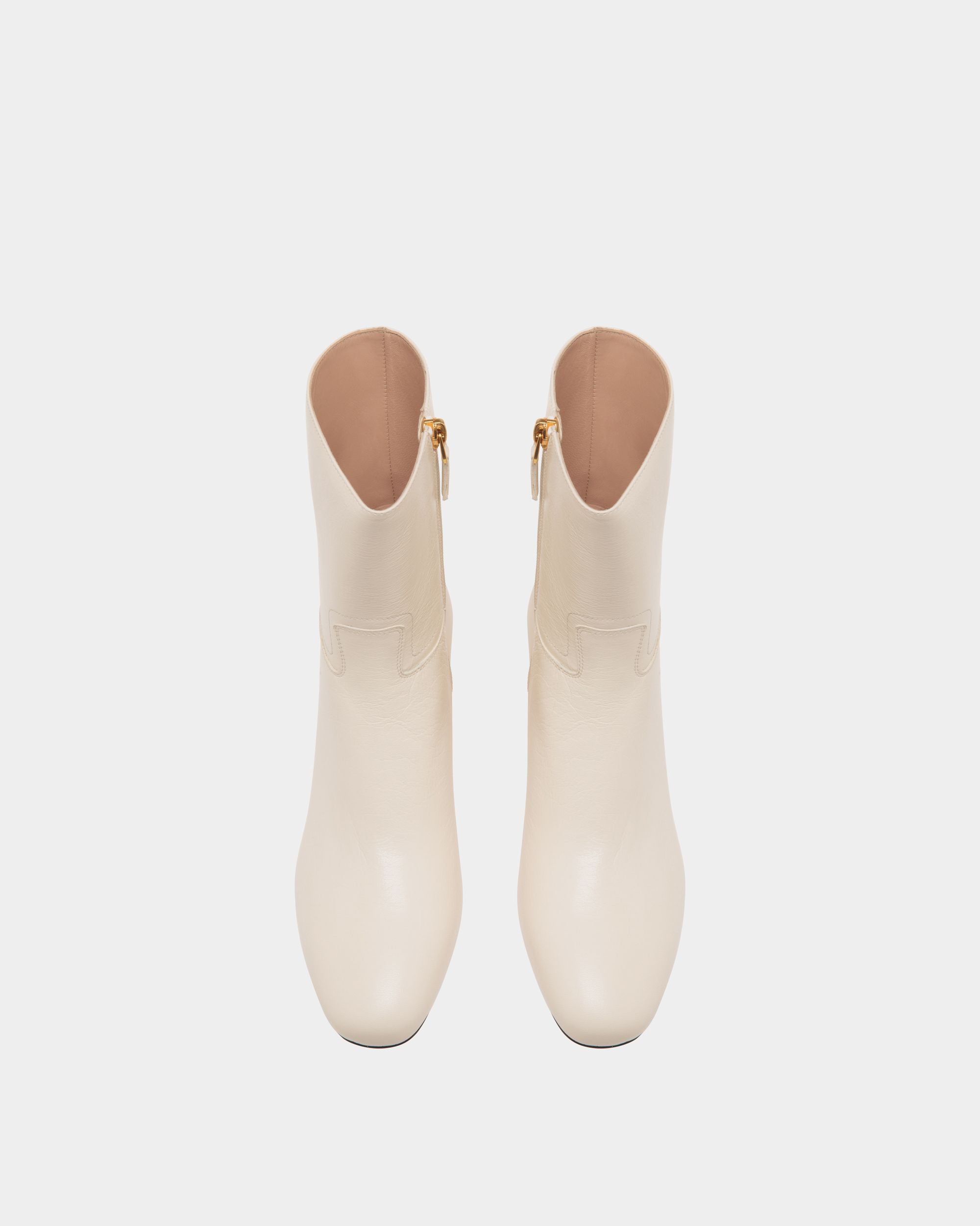 Bally Global - Bootie In White Leather - White