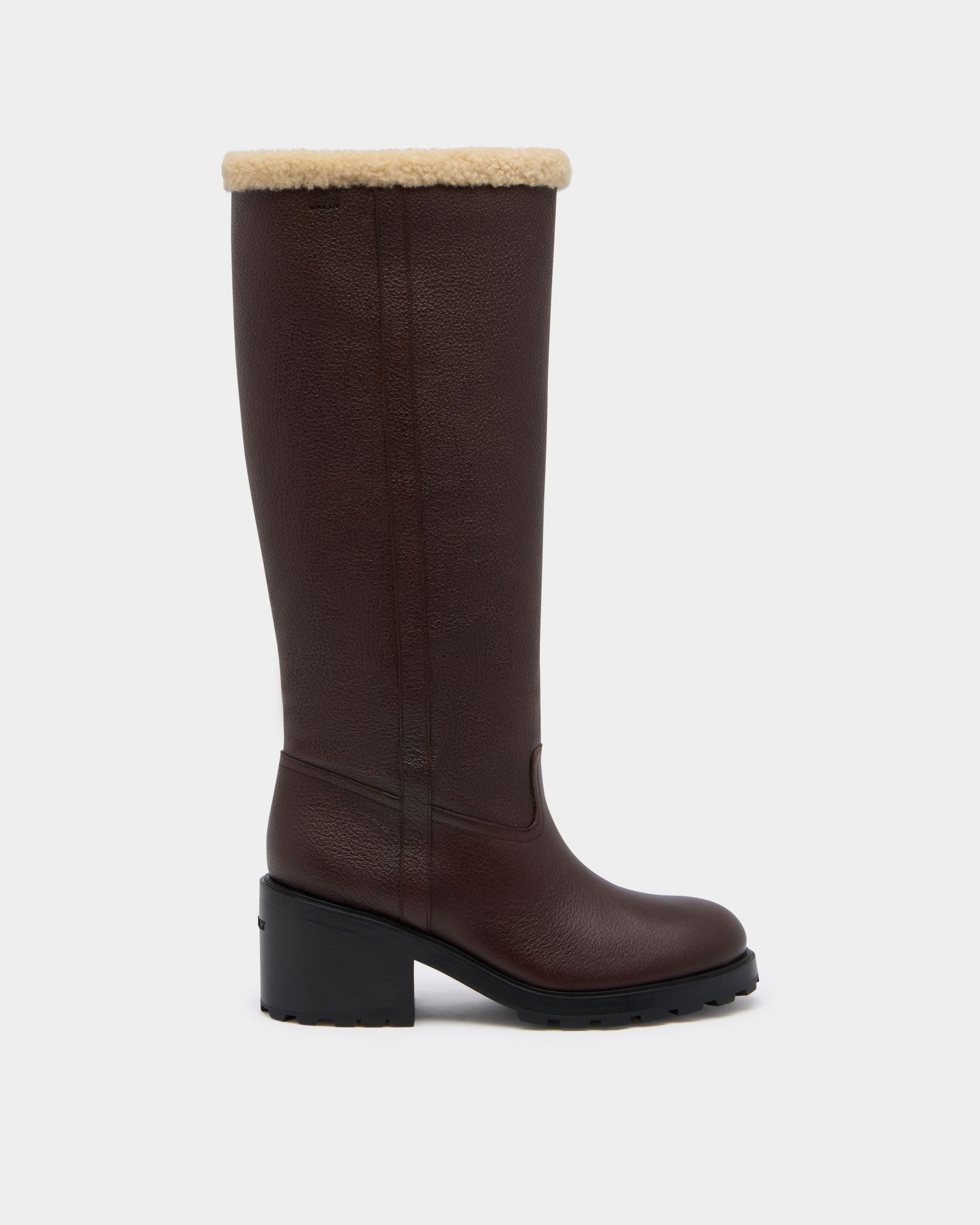 Bally Global - Gusto Boot in Brown Grained Leather - Brown