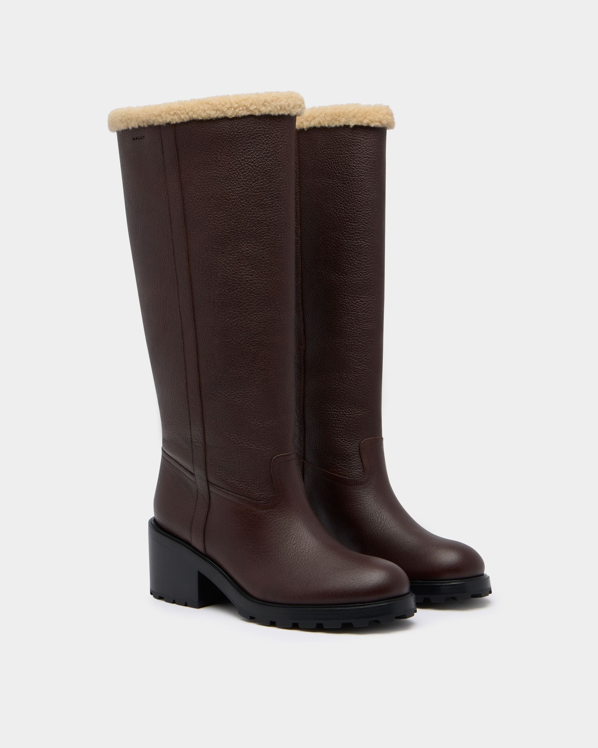 Bally Global - Gusto Boot in Brown Grained Leather - Brown