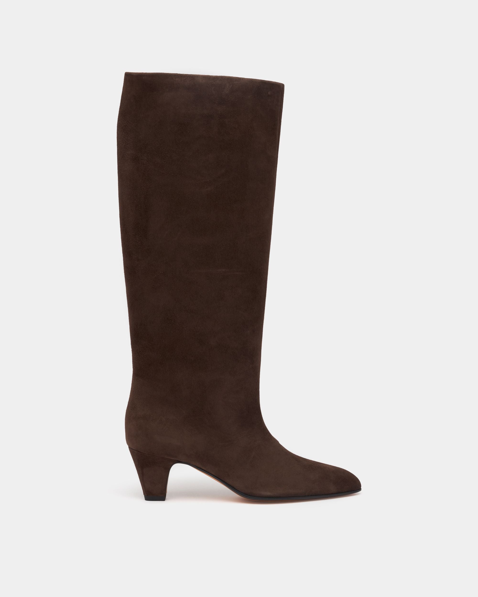 Bally Global - Alva Boot in Ebano Suede - Brown