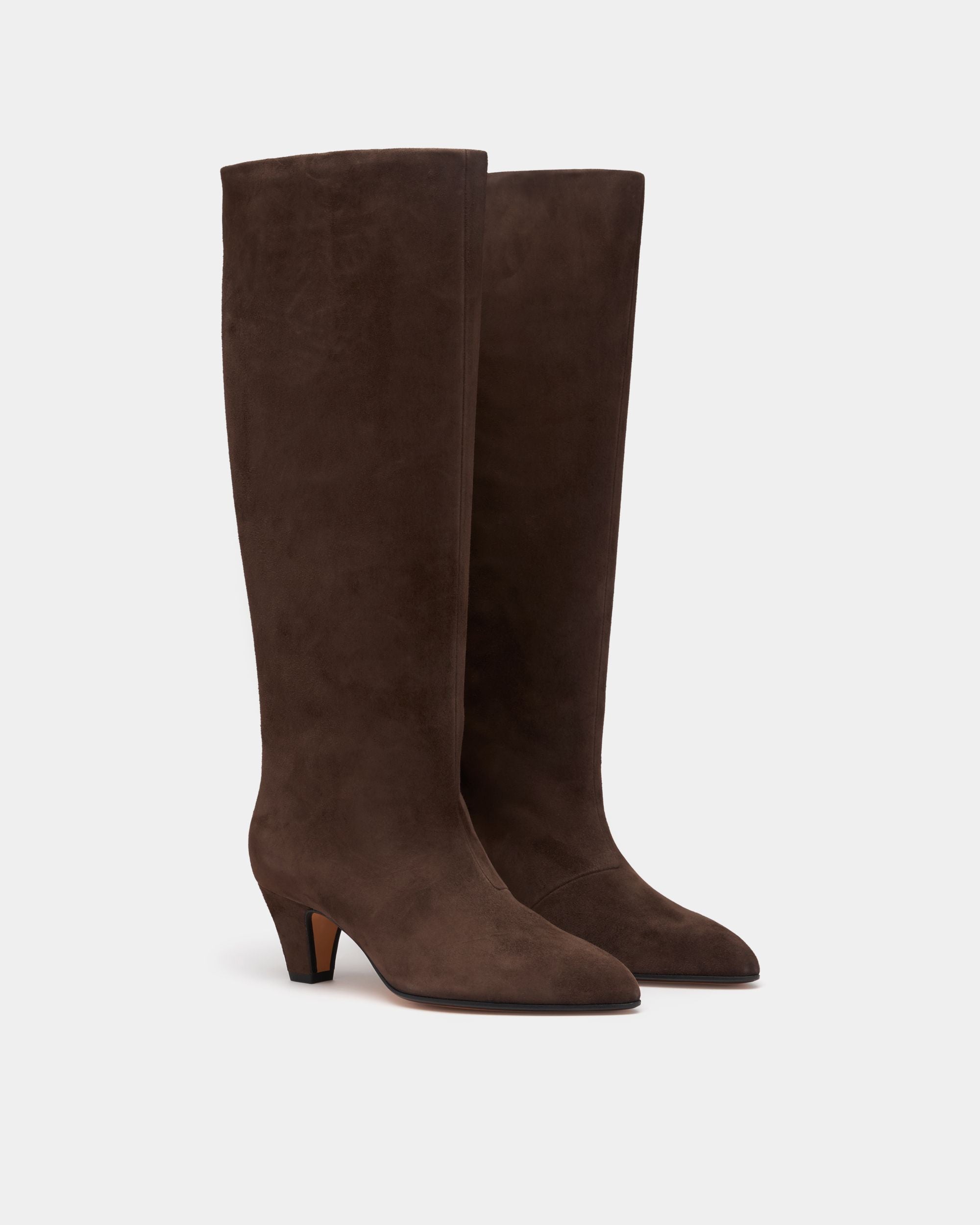 Bally Global - Alva Boot in Ebano Suede - Brown