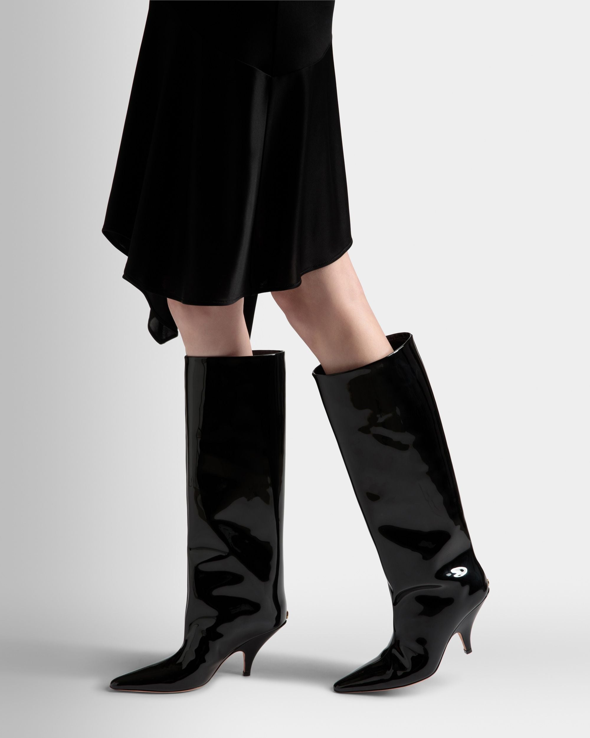 Bally Global - Bottes Montantes Katy En Cuir Noir - Noir