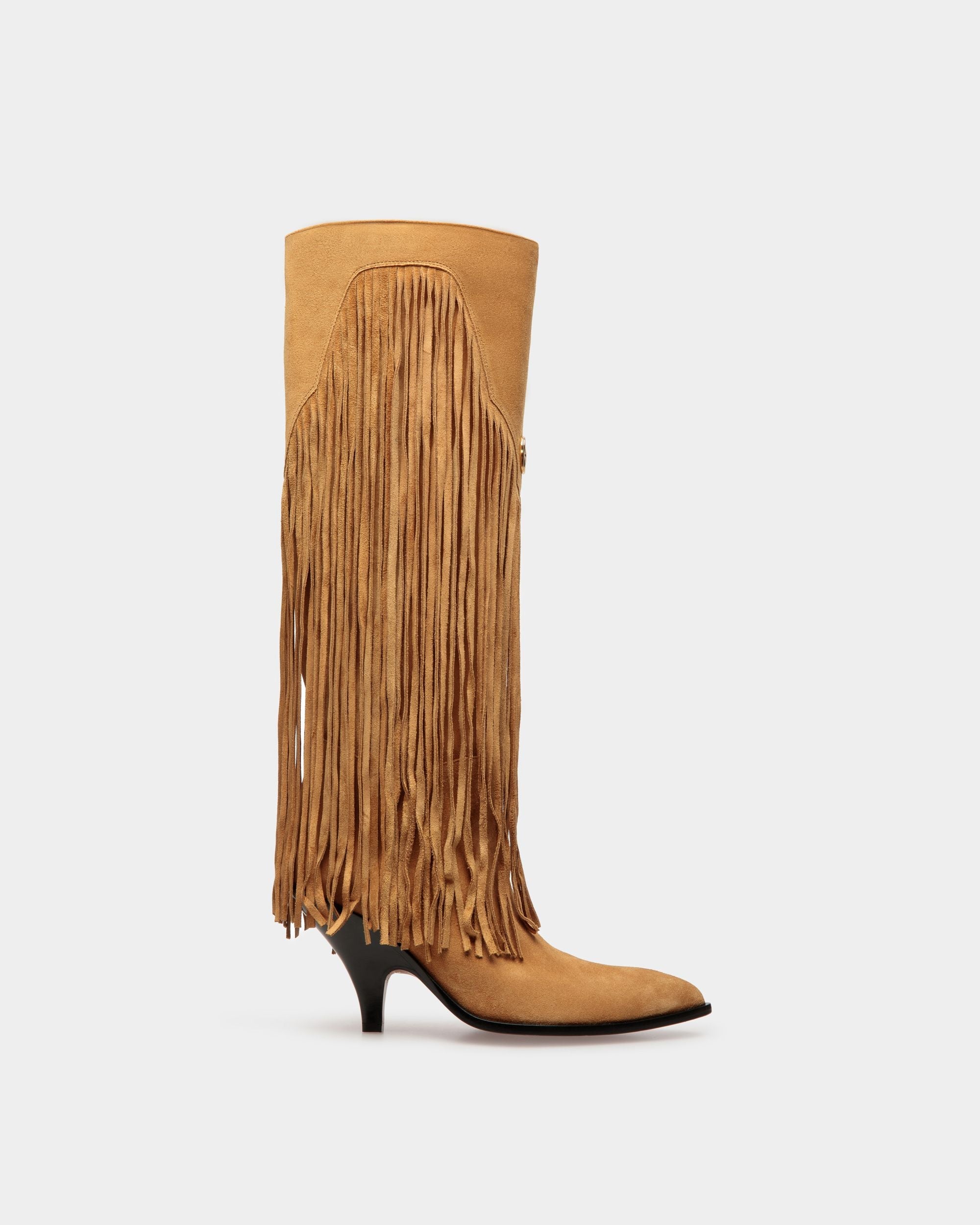 Bally Global - Bottes Montantes Laredo En Cuir Couleur Sable - Marron