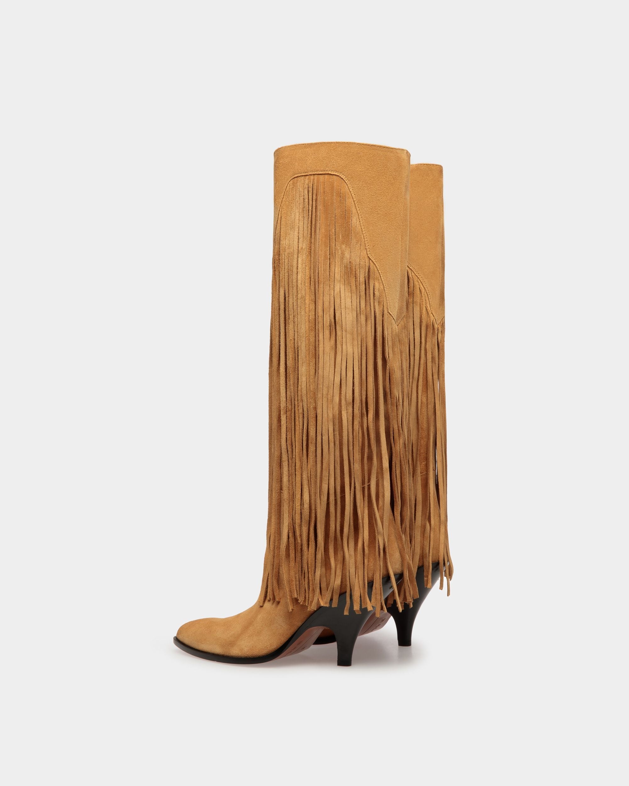 Bally Global - Botas Altas Laredo De Piel Color Desierto - Marrón
