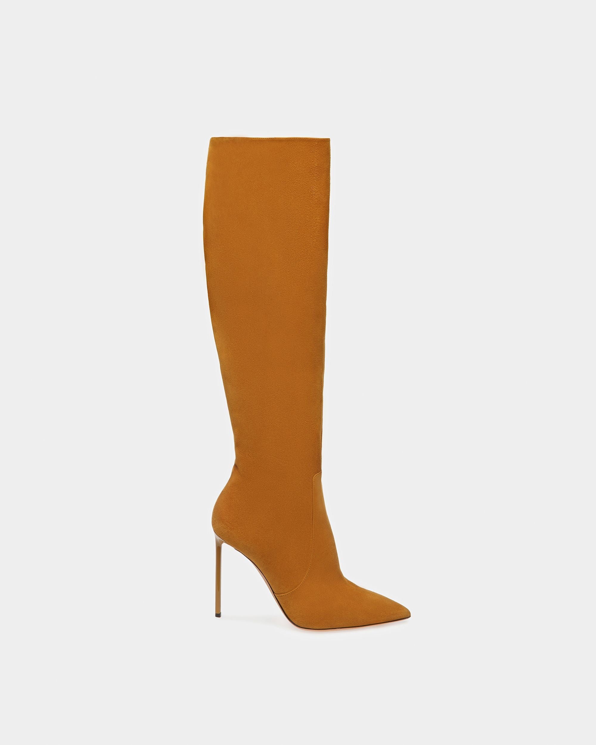 Bally Global - Block Boot In Suede - Marron