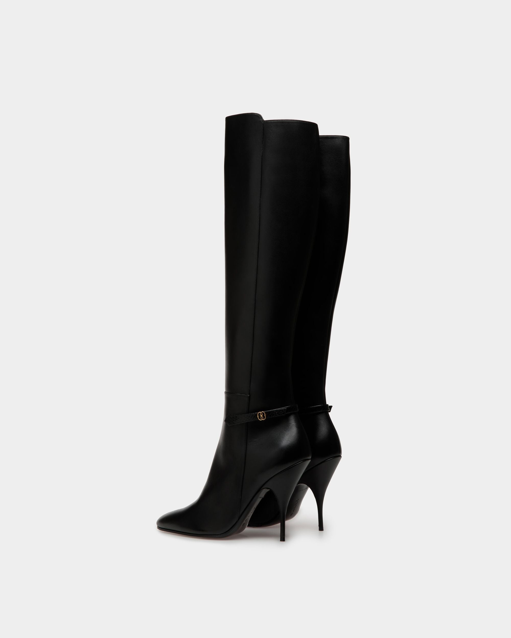 Bally Global - Botas Paulina De Piel Negra - Negro