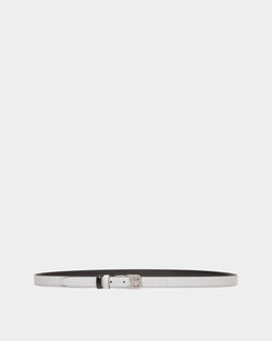 Adjustable-Reversible Belt In Multicolor Bovine Split