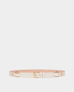 Ceinture Arkle 105 cm En Cuir Blanc