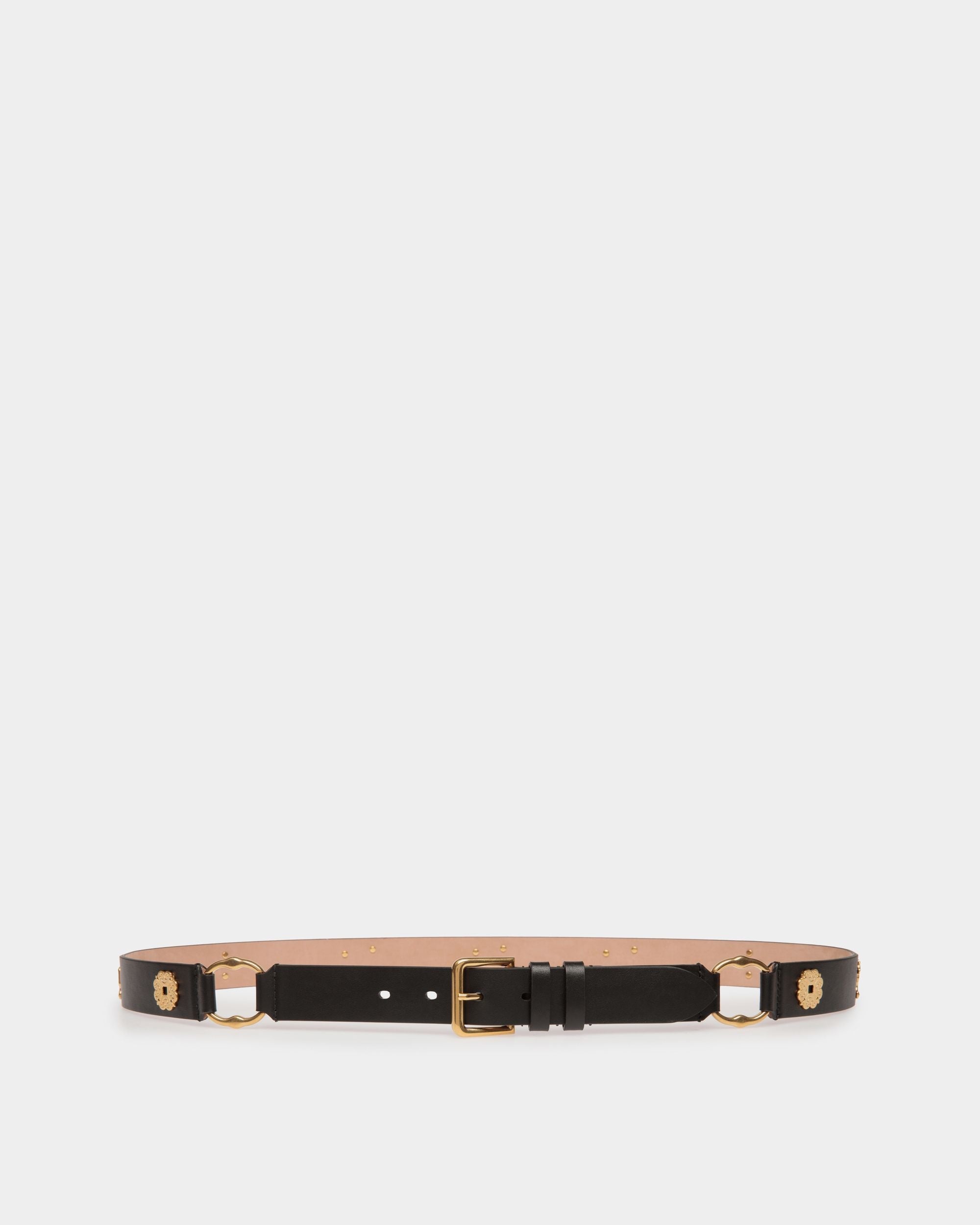 Bally Global - Ceinture Arkle 105 cm En Cuir Noir - Noir