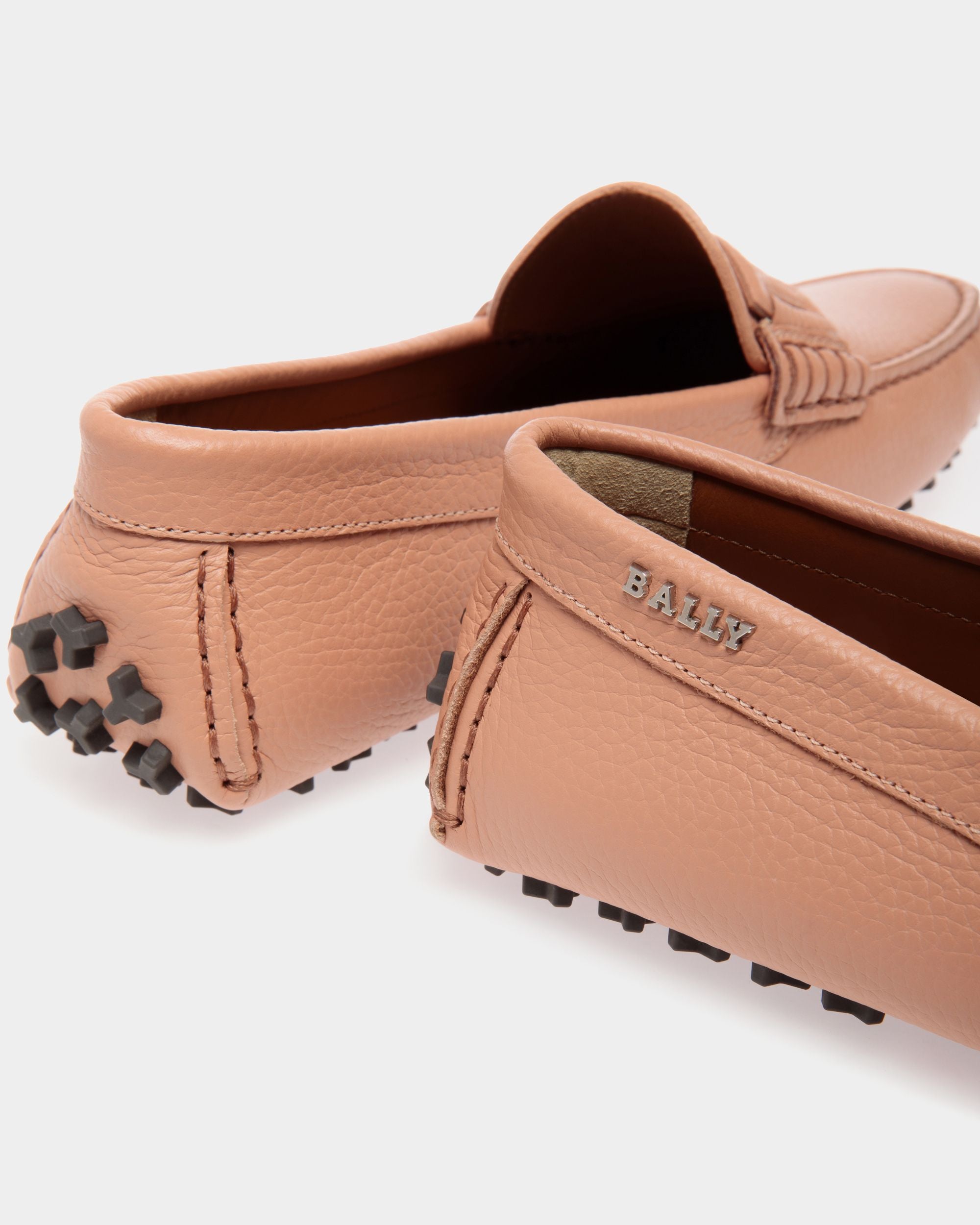 Bally Global - Lux Driver Drivers In Orange Leather - Orange