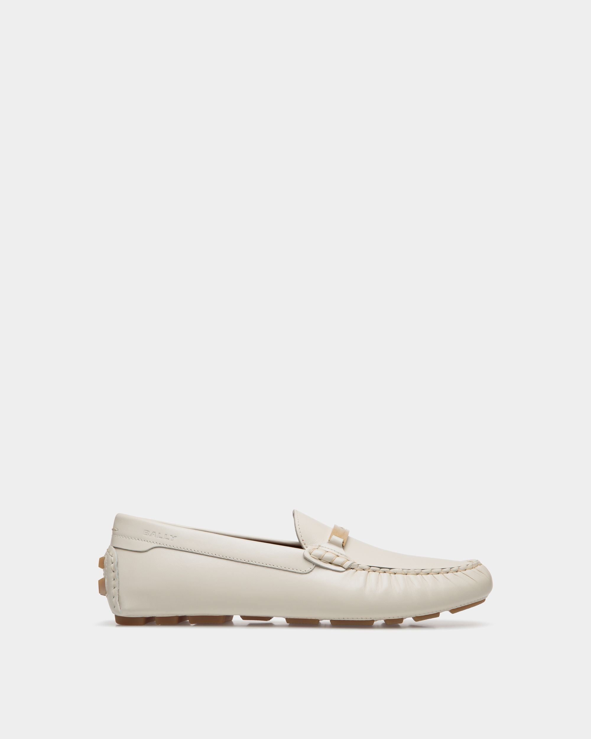 Bally Global - Kerbs Driver In White Leather - White