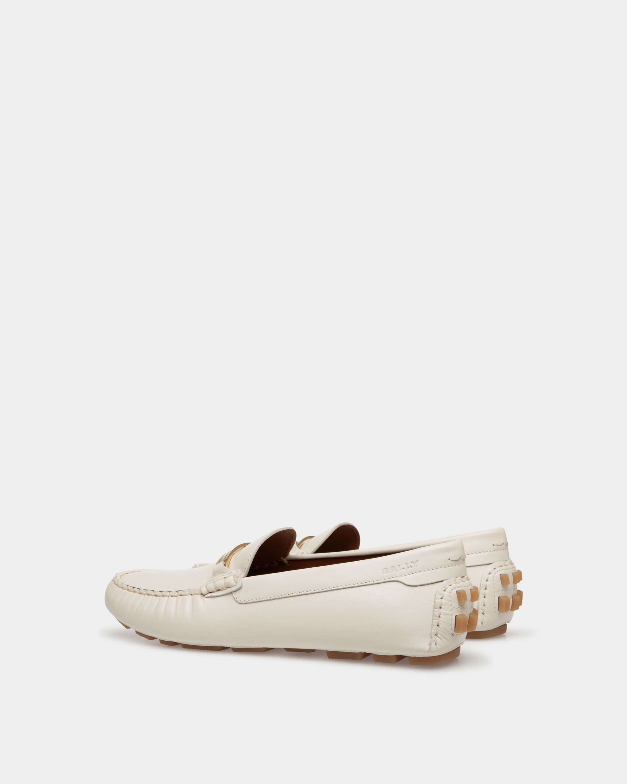 Bally Global - Kerbs Driver In White Leather - White