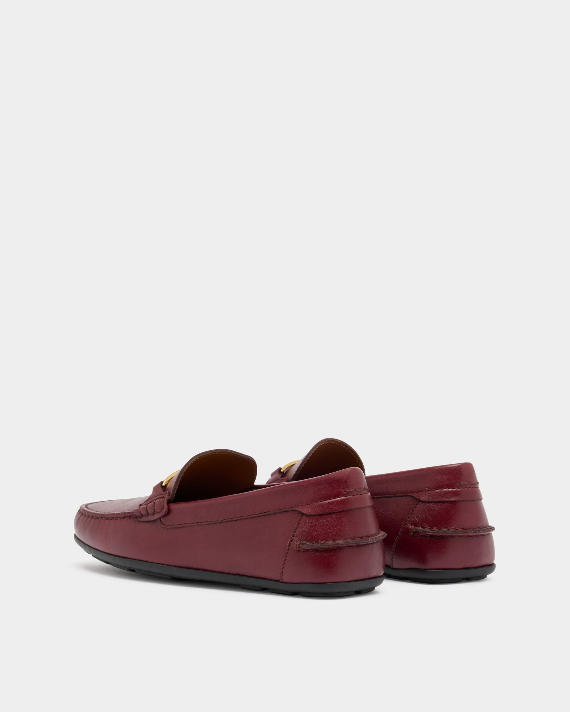 Bally Global - Clay Driver in Andorra Leather - Burgundy