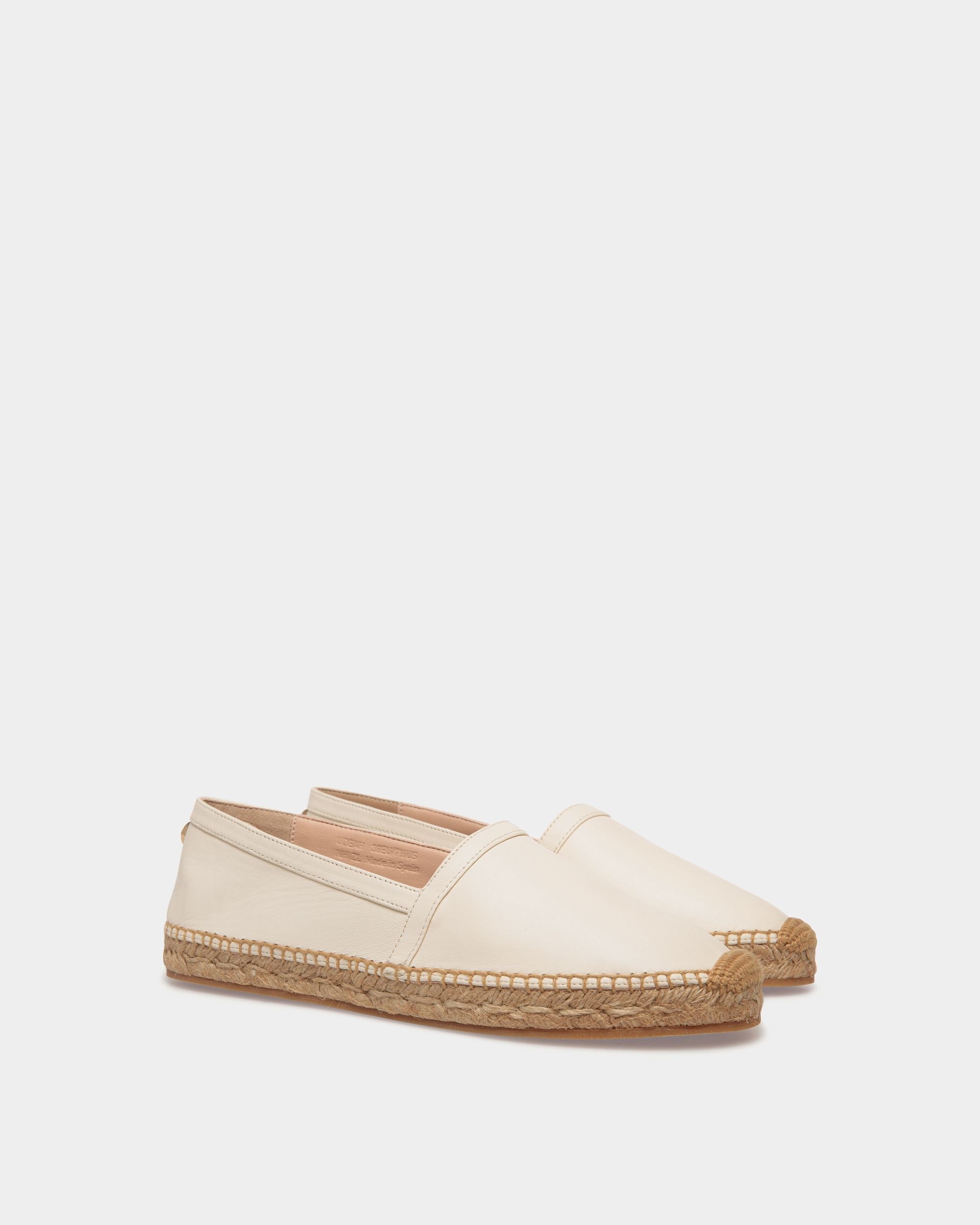 Bally Global - Urdy Espadrille in Nappa Leather - Blanc