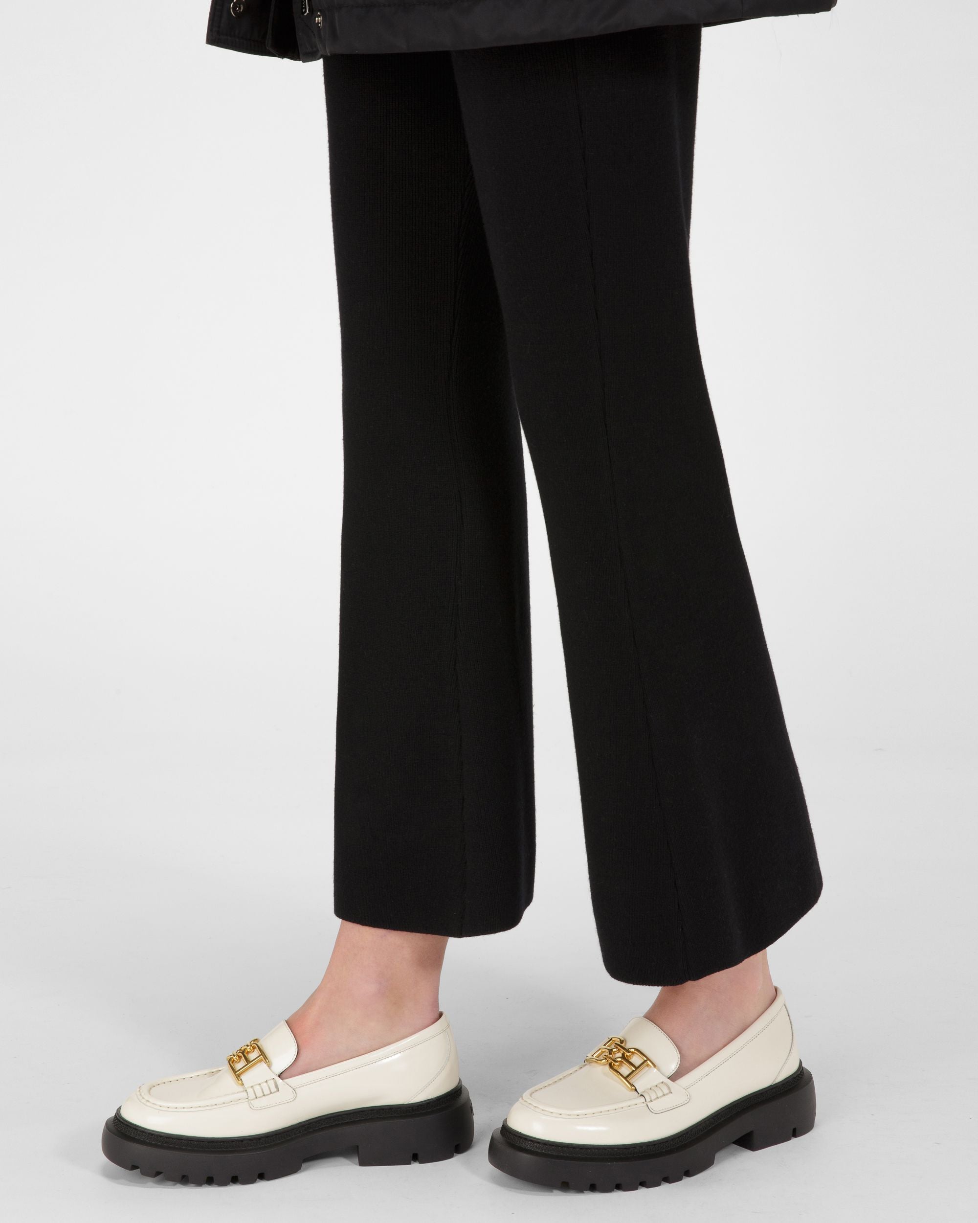Bally Global - Gioia Flat Leather Moccasins In White - White