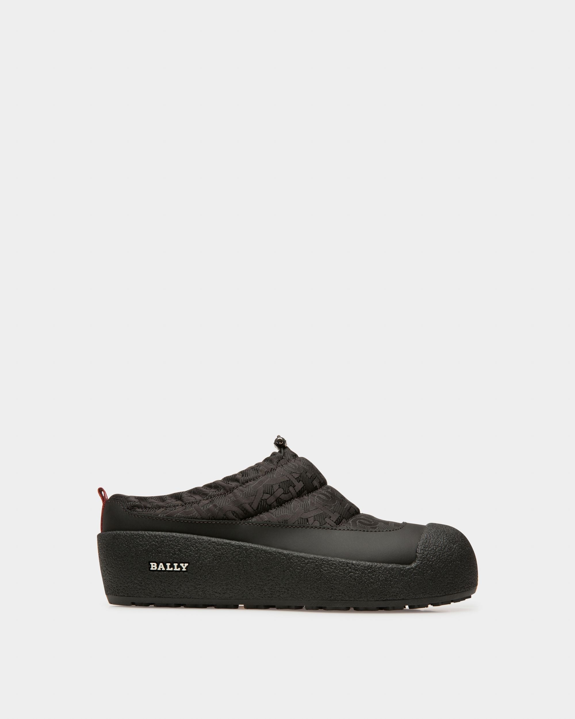 Bally Global - Carys Mocasines En Jacquard De Nailon De Color Negro - Negro