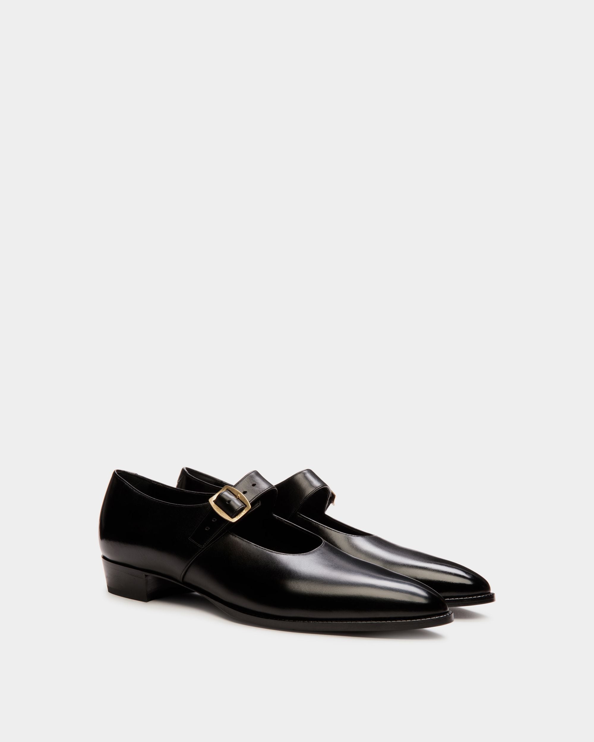 Bally Global - Baby Glendale En Cuir Noir - Noir