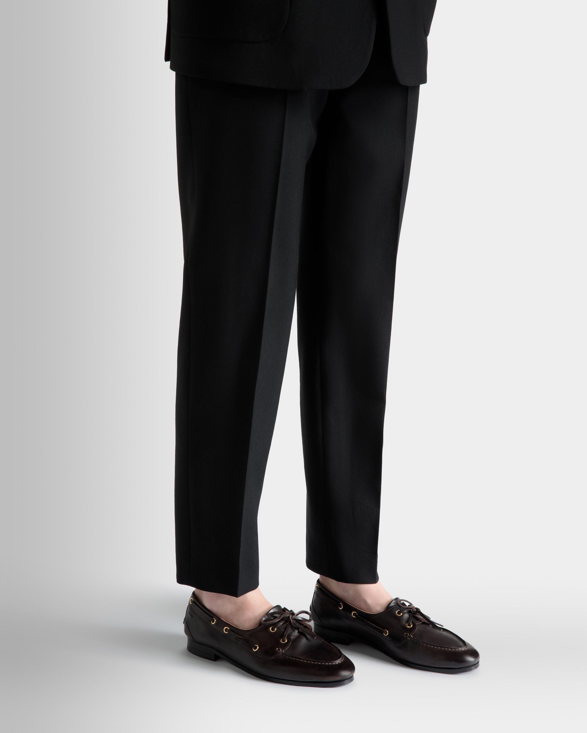 Bally Global - Plume Moccasin in Dark Brown Leather - Brown