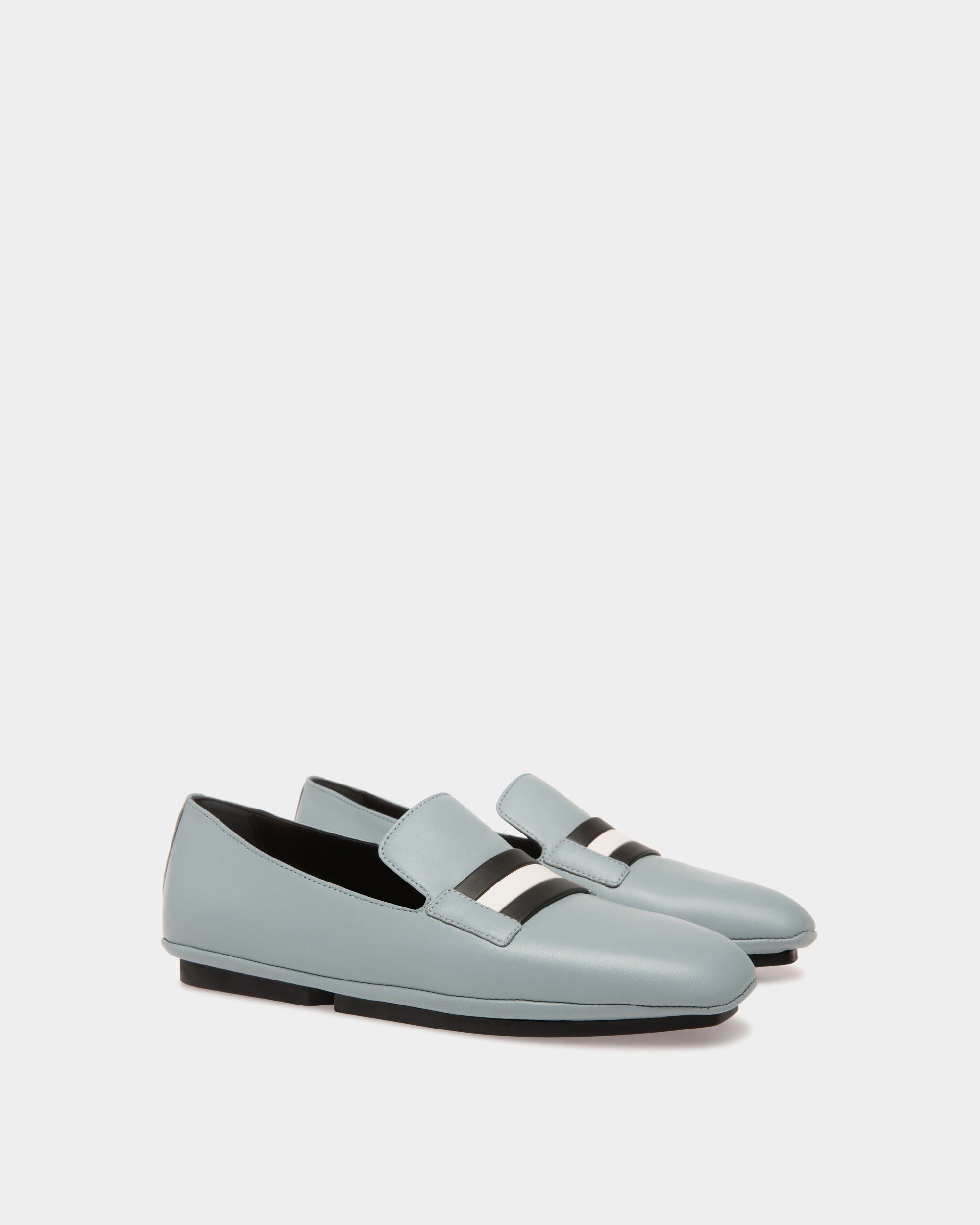 Bally Global - Slipper in Blue Leather - Blue