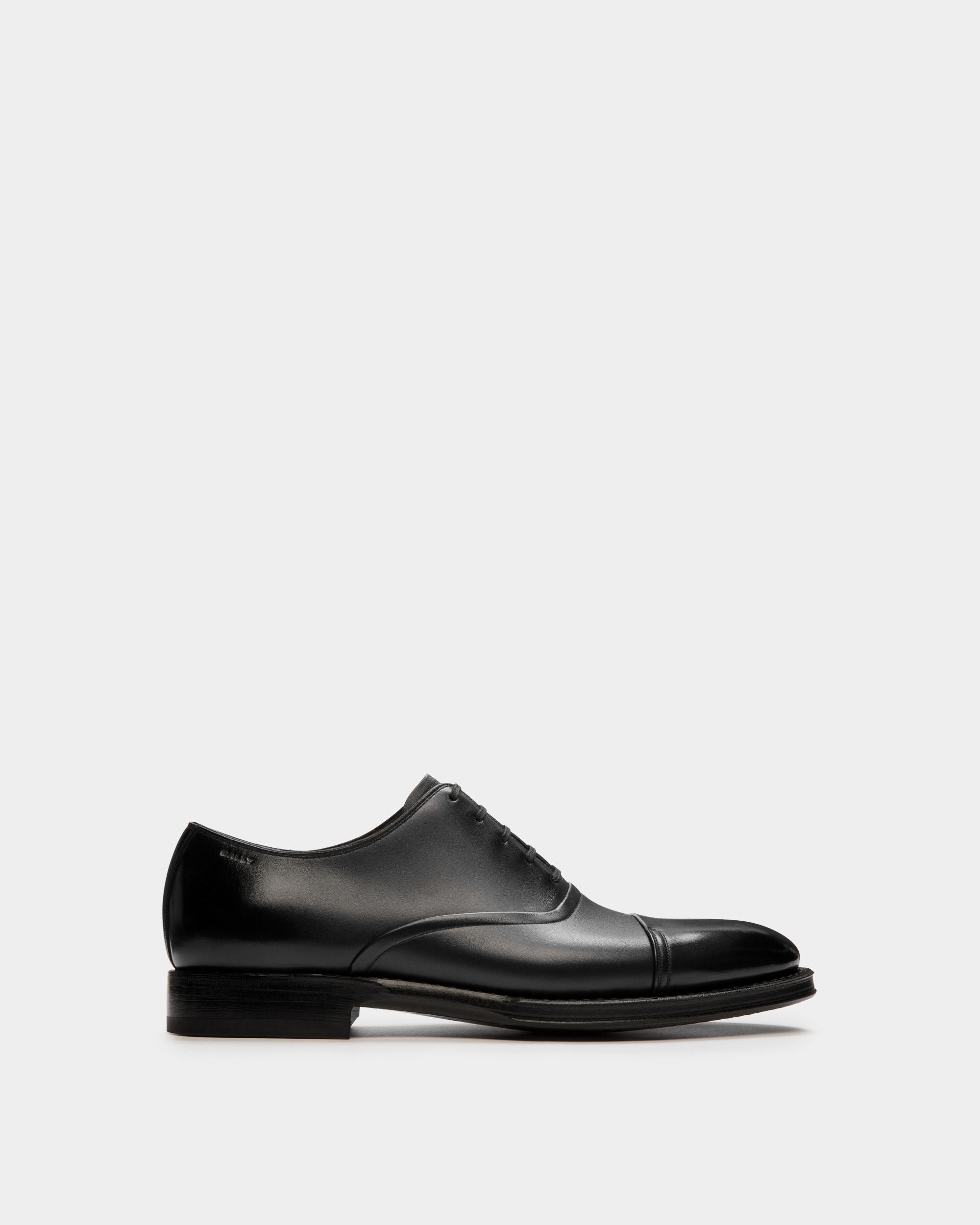Bally Global - Scribe Un Oxford in Black Leather - Black