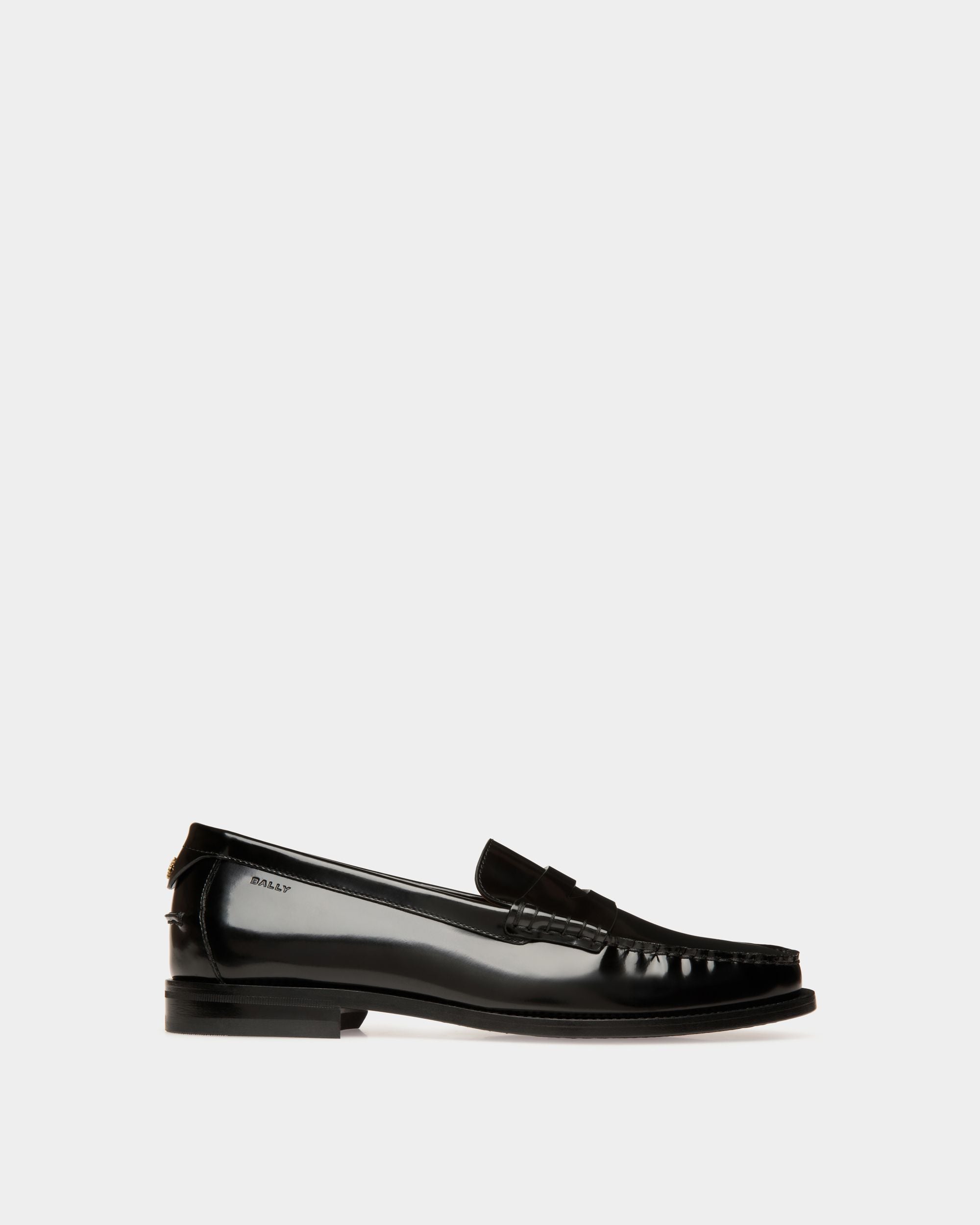 Bally Global - Capitol Moccasin in Black Leather - Black
