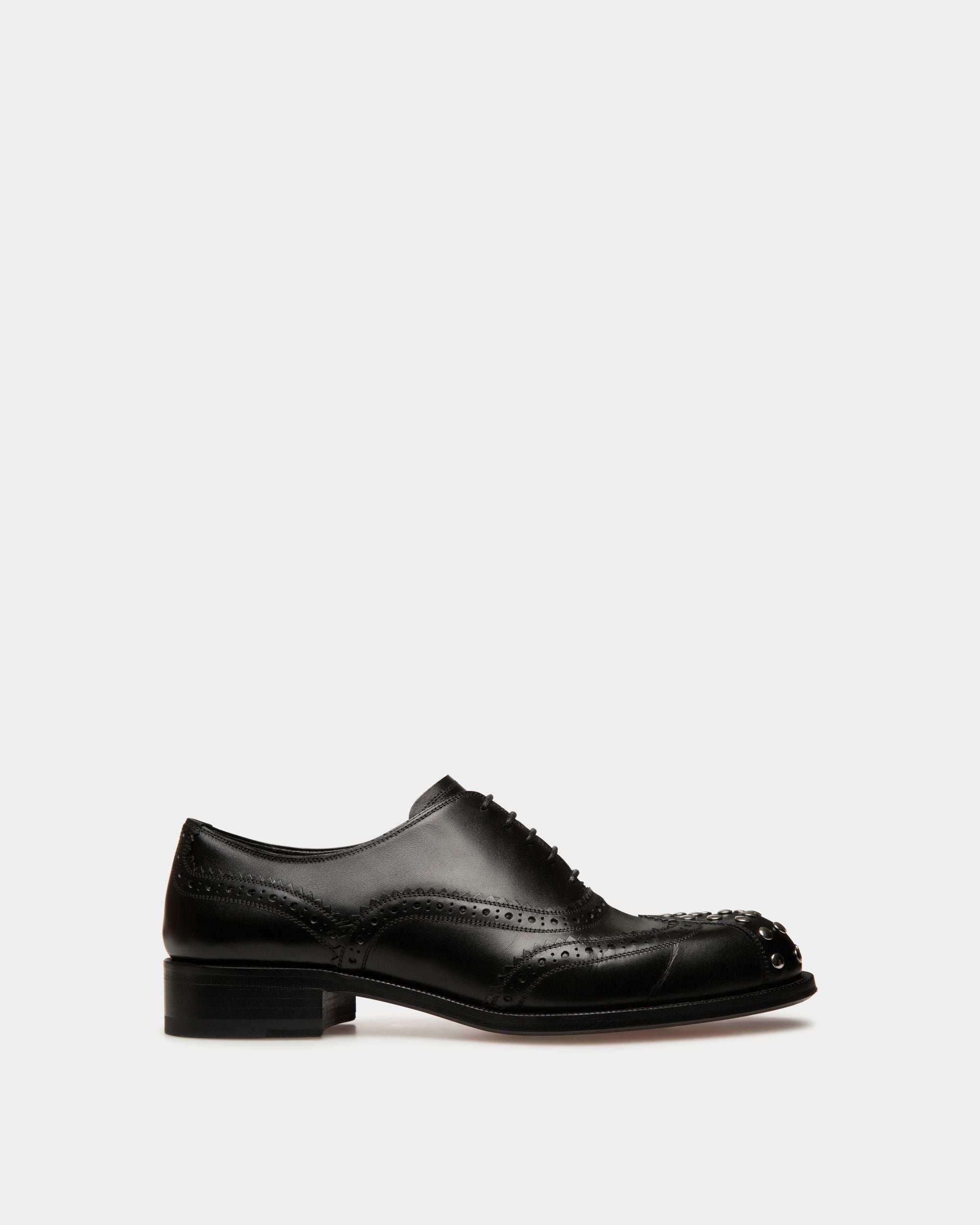 Bally Global - Spiegel Oxford in Black Leather - Black