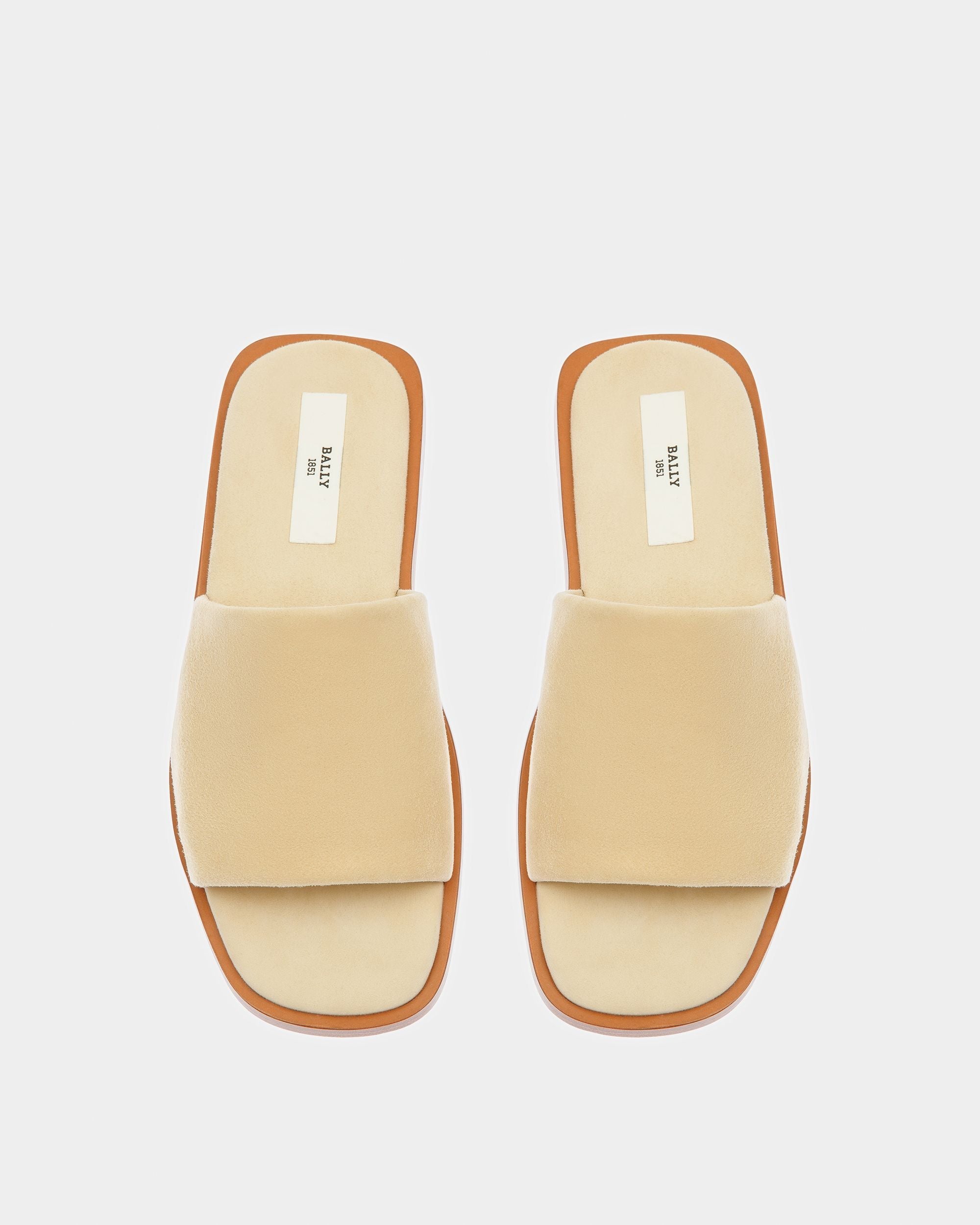 Bally Global - Sabian Leather Sandals In Fossil - Beige