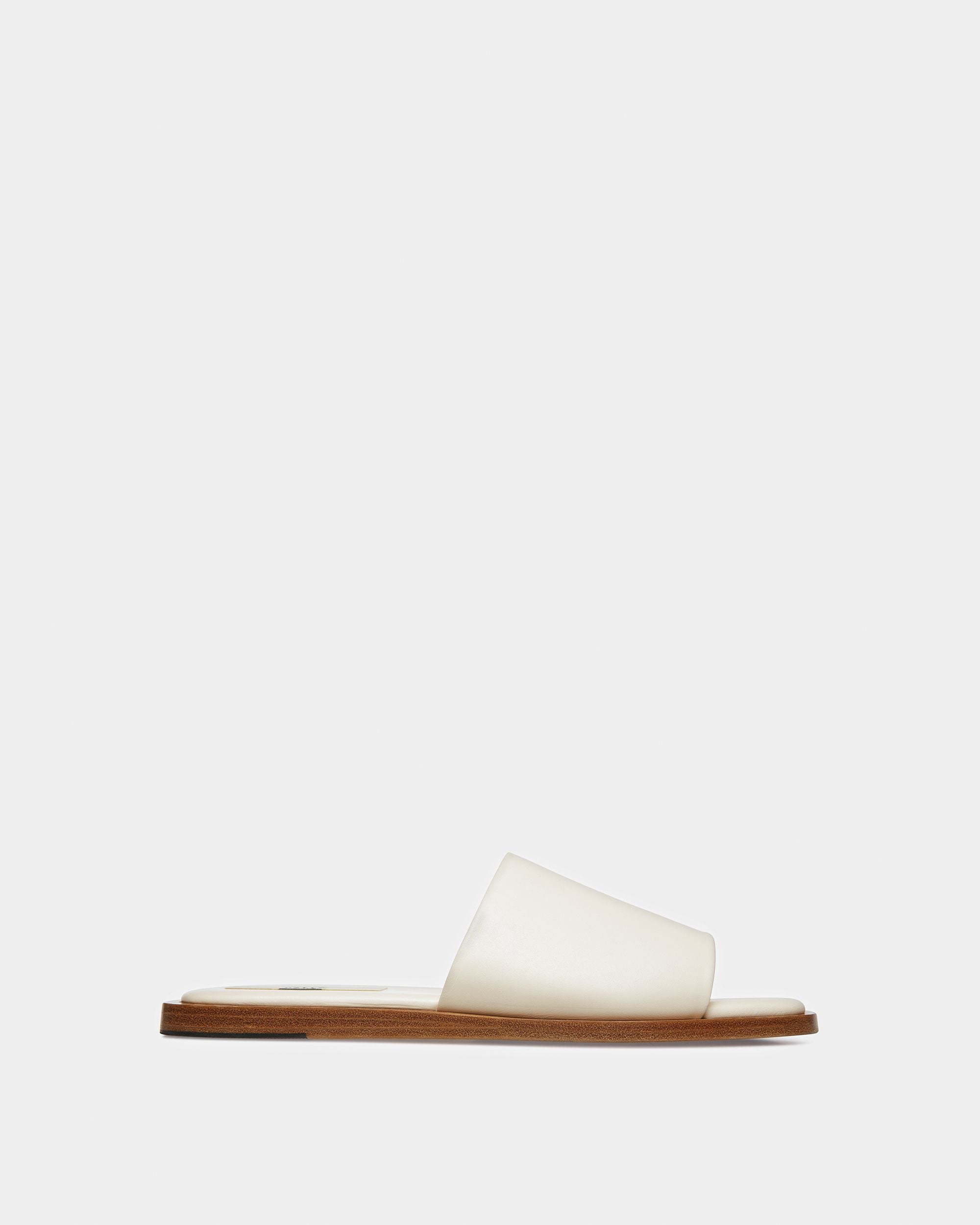 Bally Global - Sabian Sandalias De Piel Color Hueso - Blanco