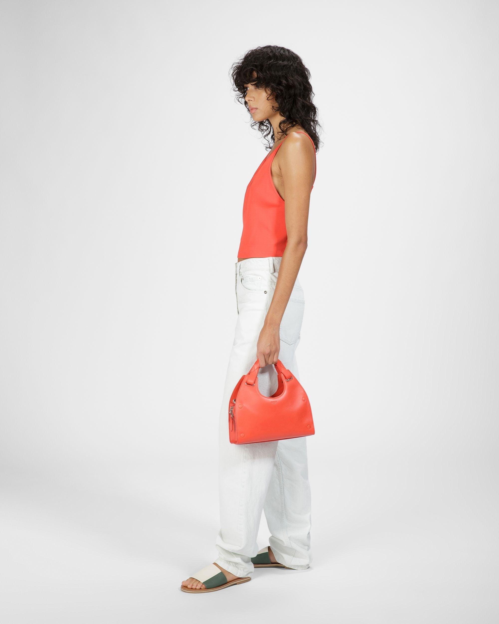 Bally Global - Bianka Sandalias De Piel En Salvia Y Color Hueso - Multicolor