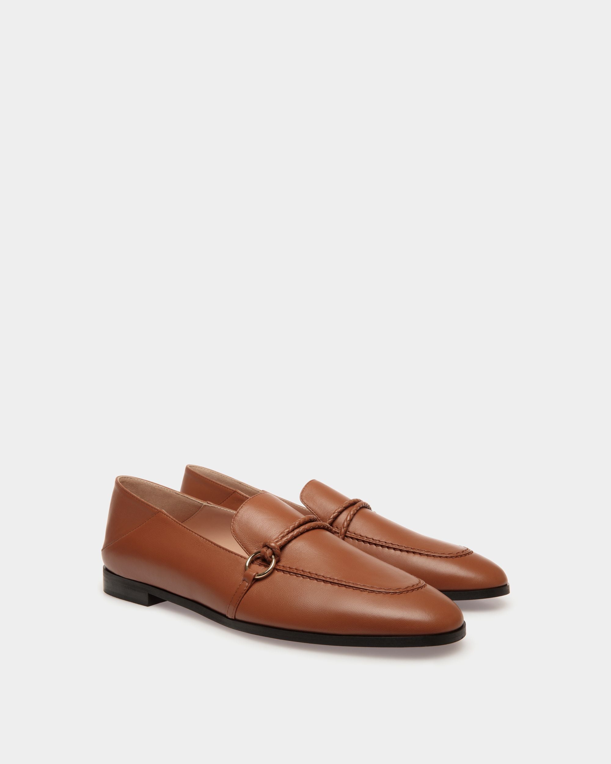 Bally Global - Pump in Brown Leather - Grey