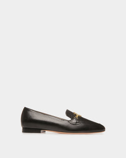 Mocasines Daily Emblem De Piel En Negro
