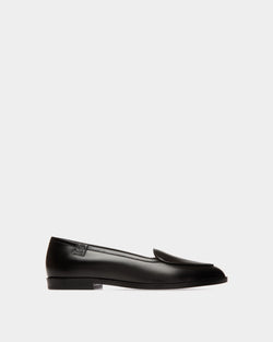 Zapato Plano Elite De Piel Negra